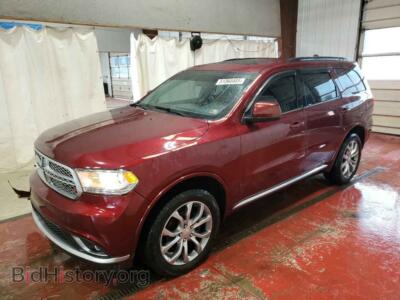 2017 Dodge DURANGO SXT, burgundy — VIN 1C4RDJAG4HC960915, Copart