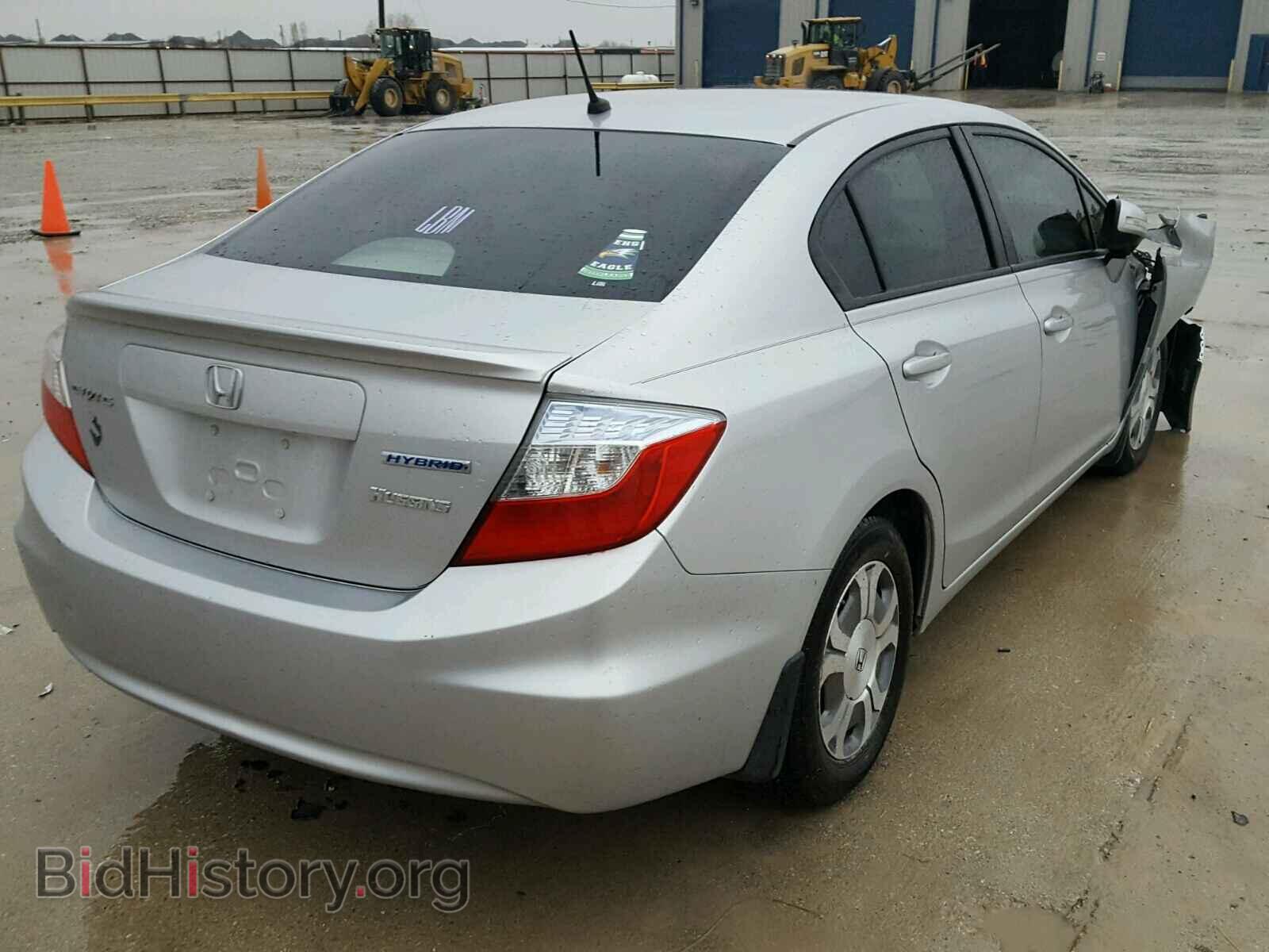 2012 HONDA CIVIC - VIN: JHMFB4F21CS008829 - Фото 4