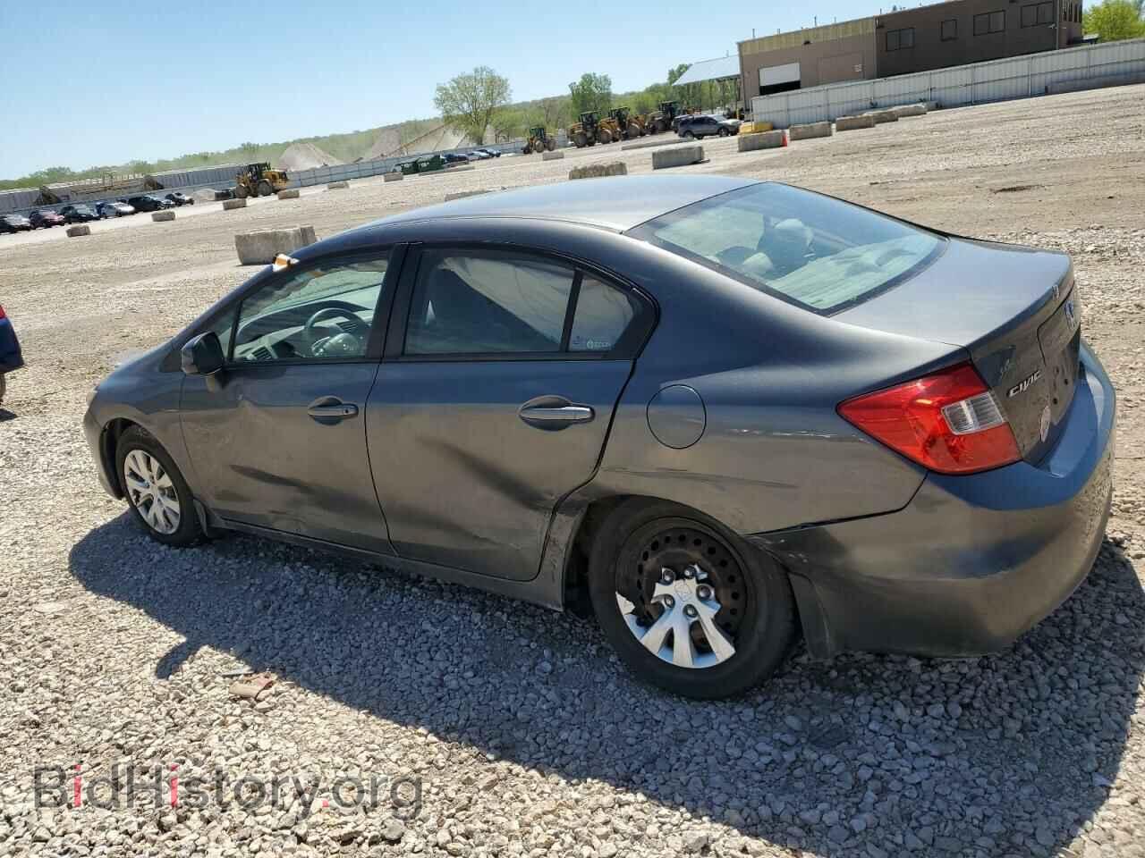 2012 HONDA CIVIC - VIN: 2HGFB2F51CH571937 - Фото 2