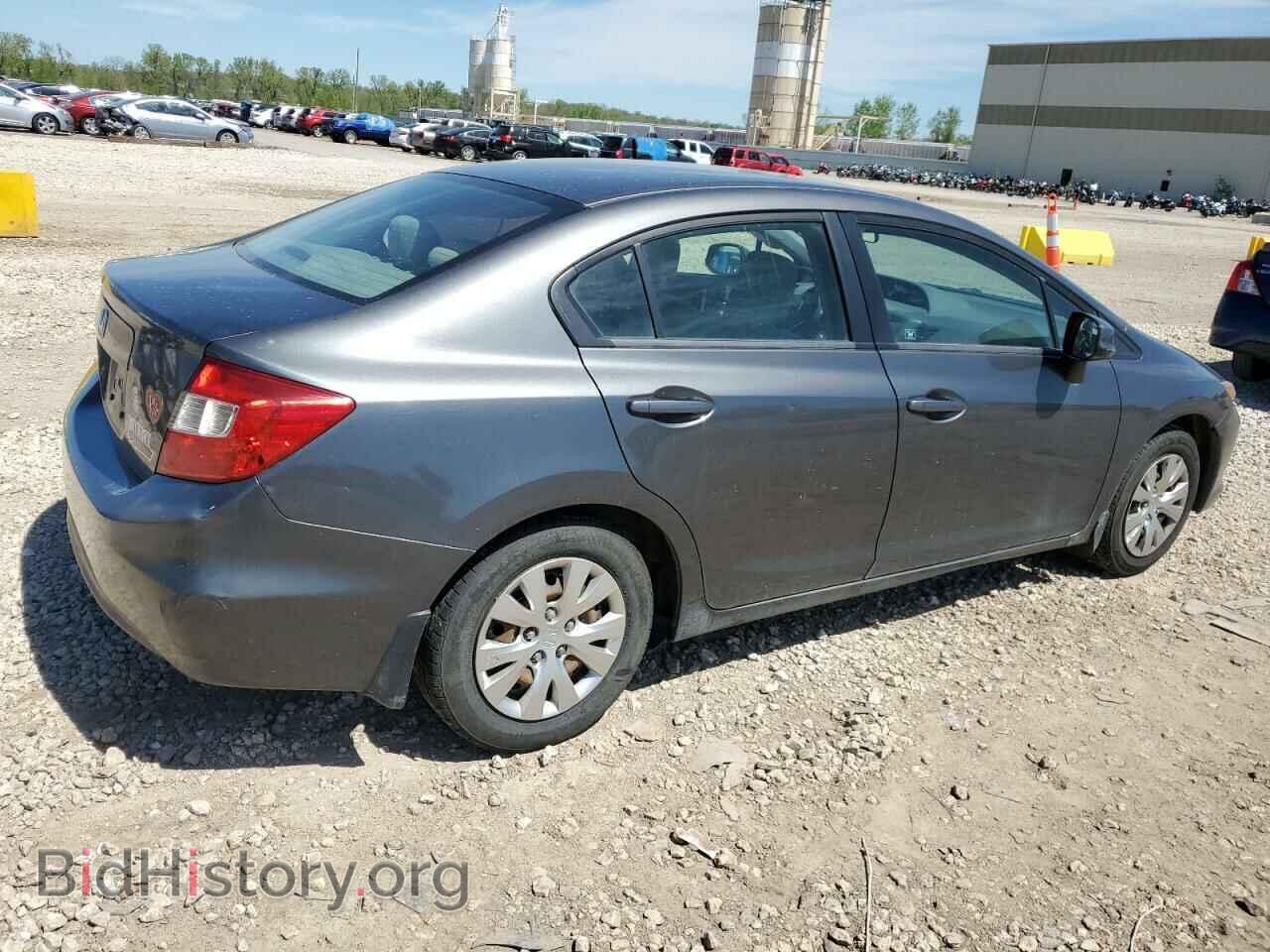 2012 HONDA CIVIC - VIN: 2HGFB2F51CH571937 - Фото 3