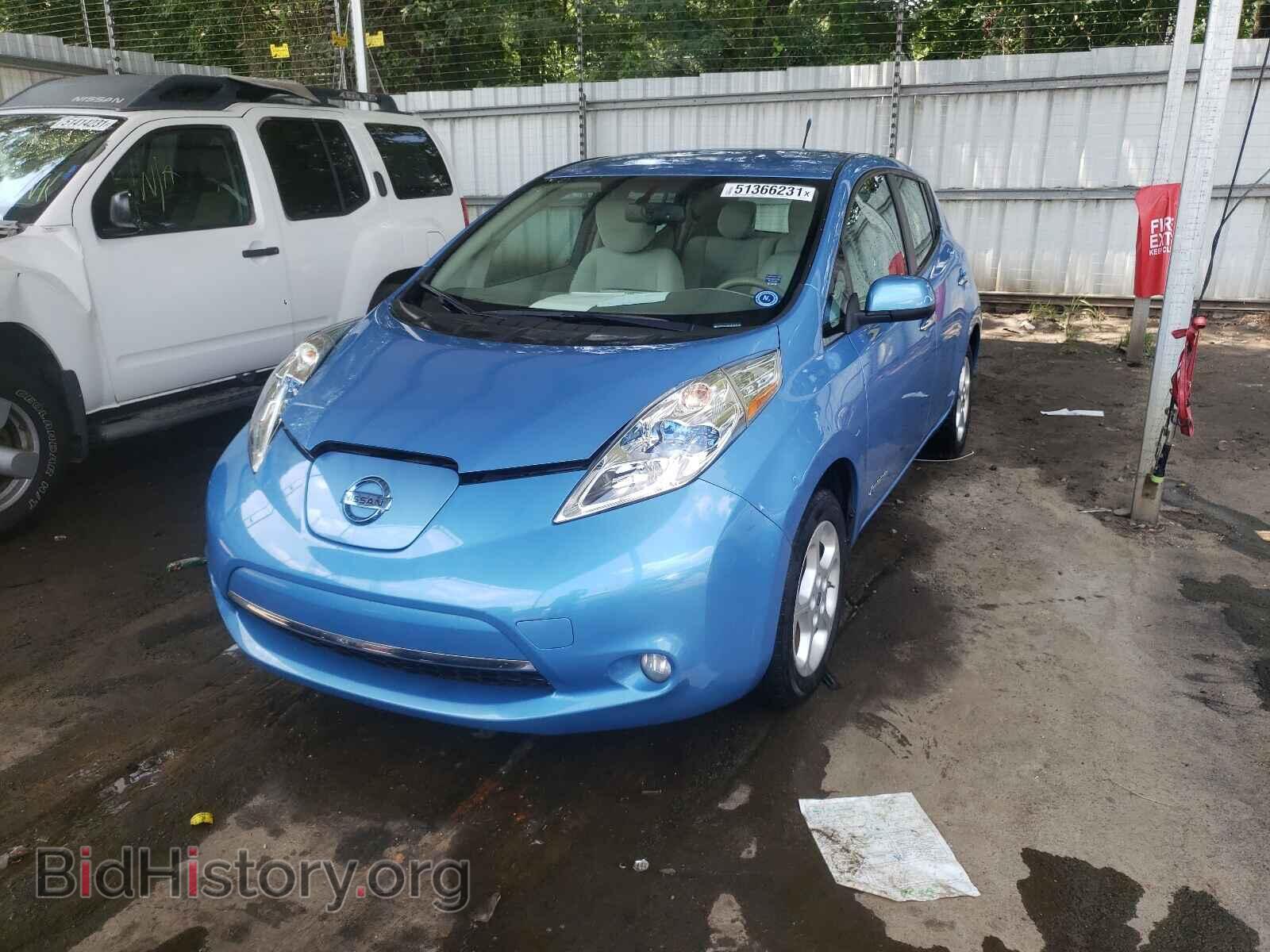 2013 NISSAN LEAF - VIN: 1N4AZ0CP2DC407413 - Фото 2