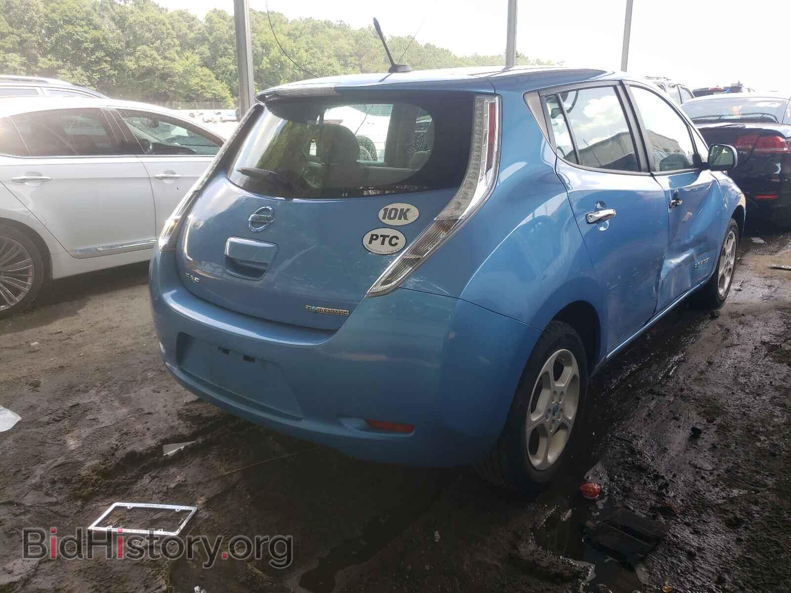 2013 NISSAN LEAF - VIN: 1N4AZ0CP2DC407413 - Фото 4
