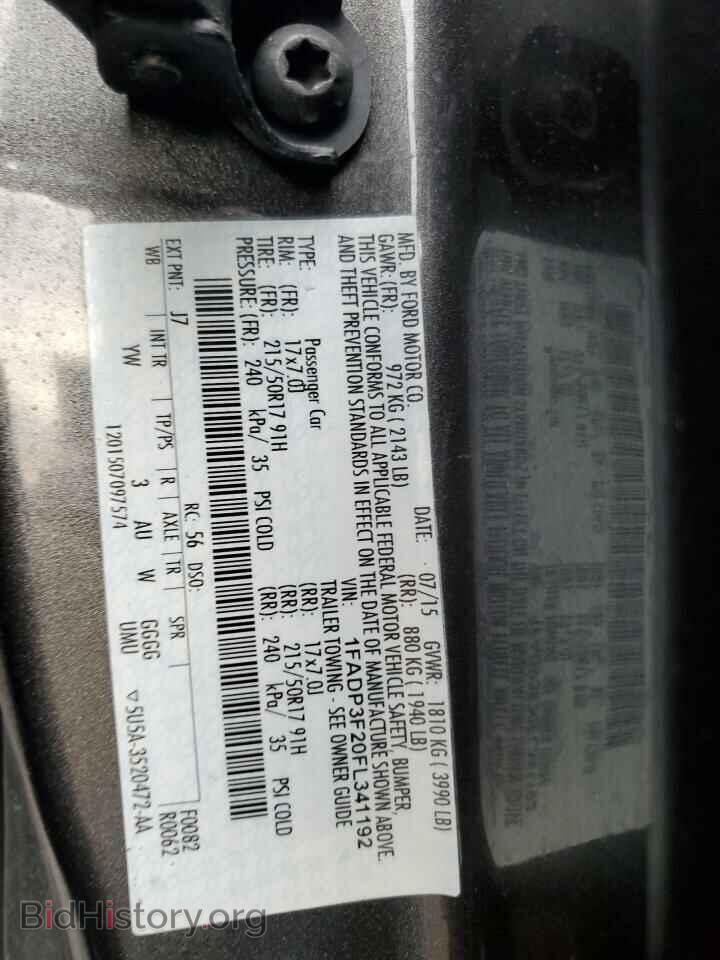 2015 FORD FOCUS - VIN: 1FADP3F20FL341192 - Фото 12
