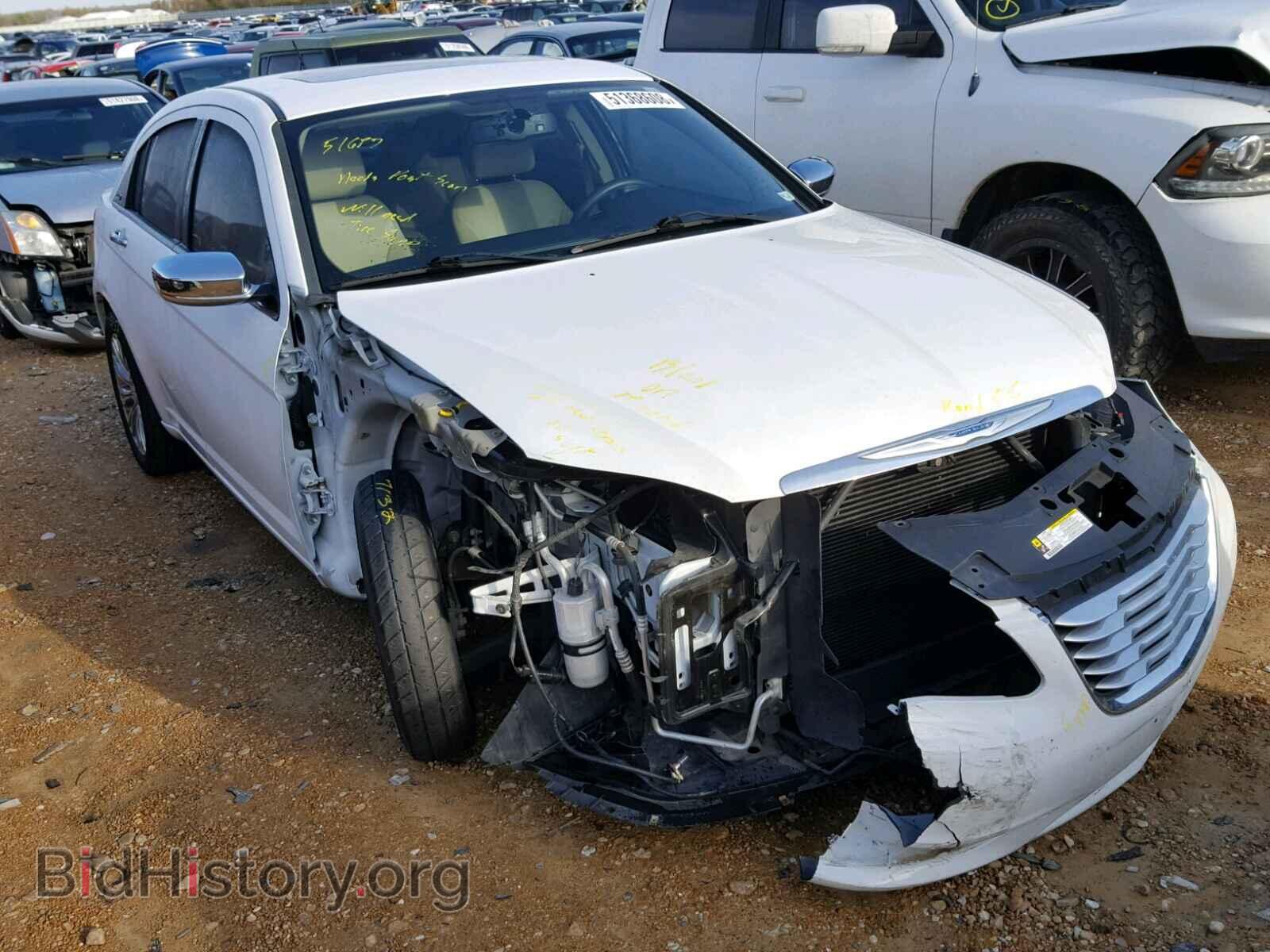 Фотография 1C3CCBCB4CN307597 - CHRYSLER 200 2012