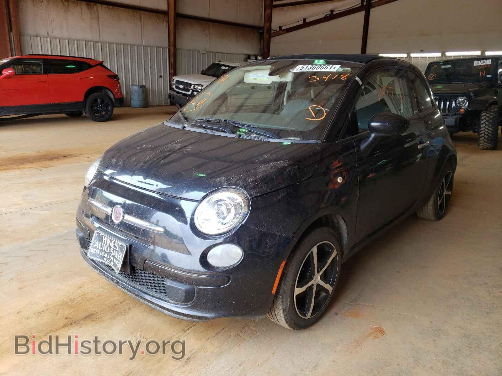 2012 FIAT 500 - VIN: 3C3CFFDR2CT363418 - Фото 2