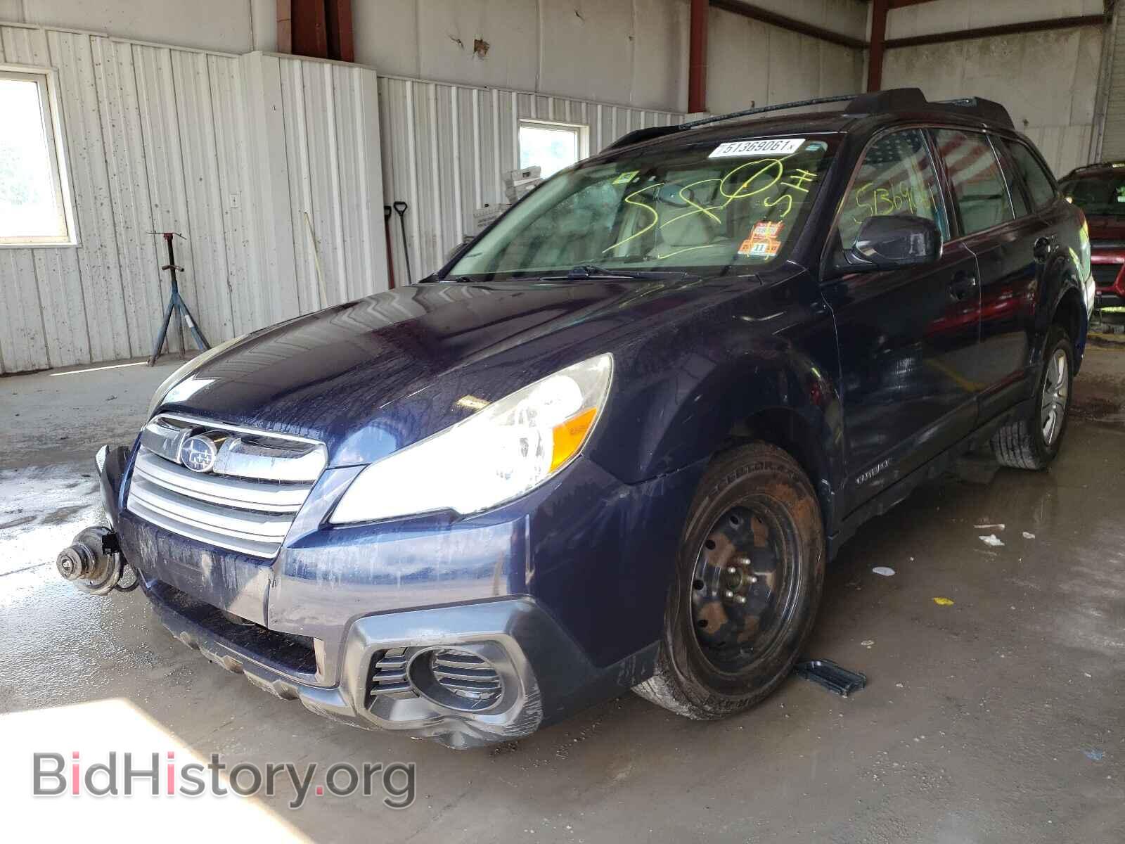 2013 SUBARU OUTBACK - VIN: 4S4BRBAC4D3234712 - Фото 2