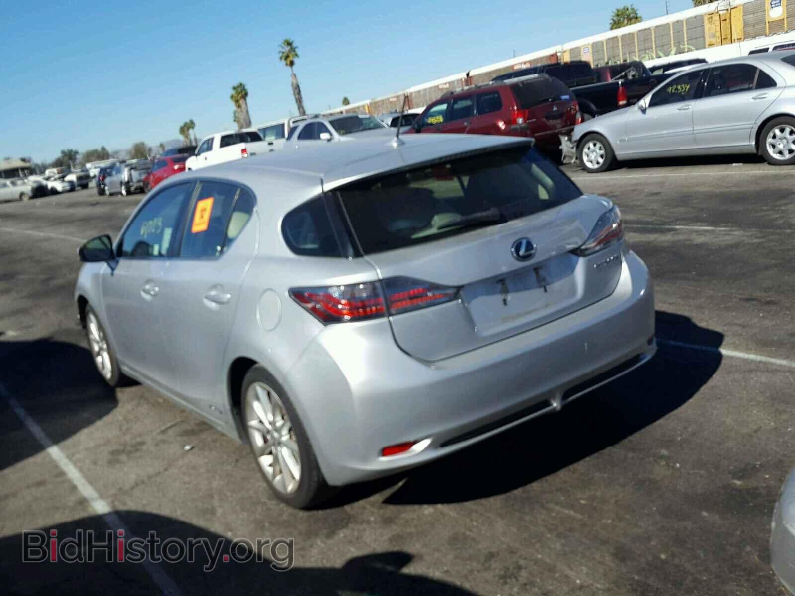 2012 LEXUS CT 200 - VIN: JTHKD5BH5C2100969 - Фото 3