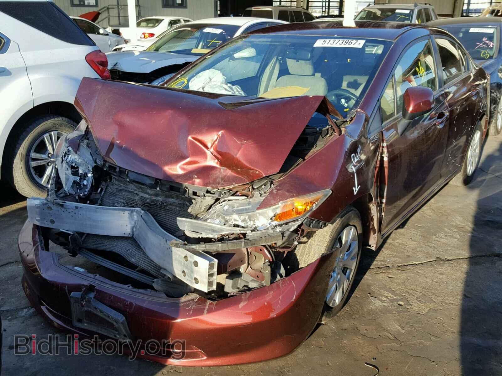 2012 HONDA CIVIC - VIN: 19XFB2F55CE302043 - Фото 2