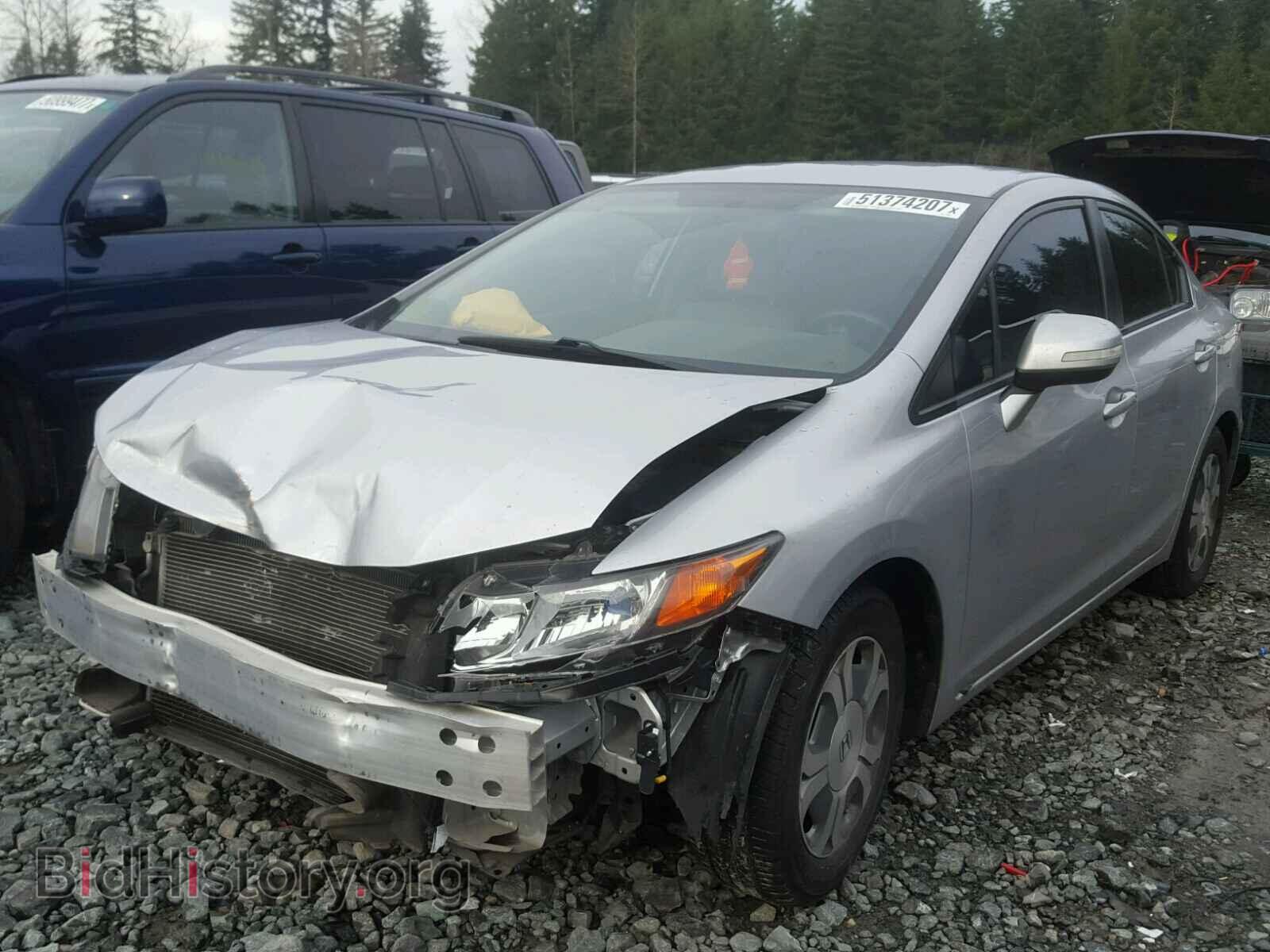 2012 HONDA CIVIC - VIN: JHMFB4F39CS005508 - Фото 2
