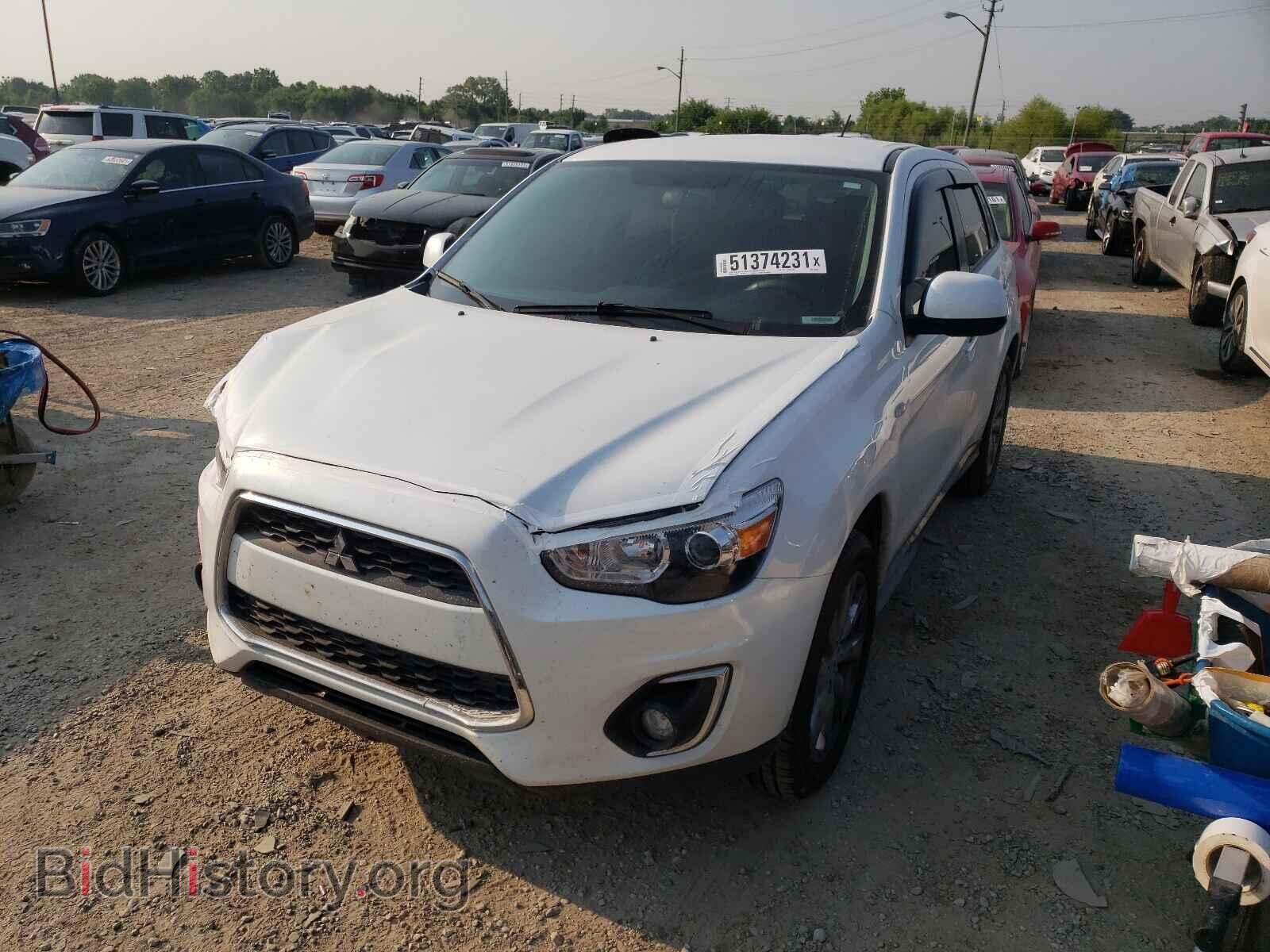 2015 MITSUBISHI OUTLANDER - VIN: 4A4AP3AUXFE059659 - Фото 2