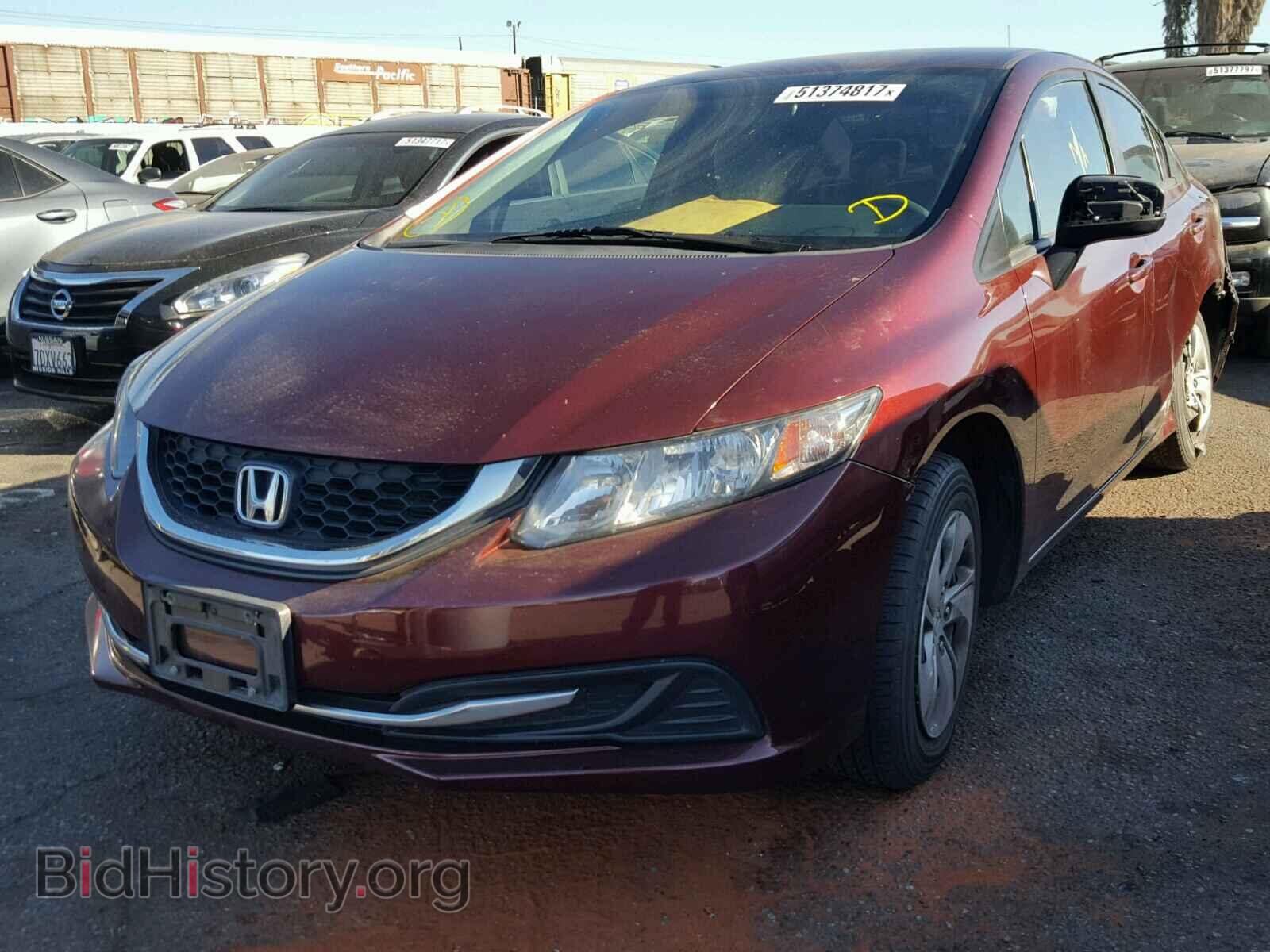 2014 HONDA CIVIC - VIN: 19XFB2F53EE265867 - Фото 2