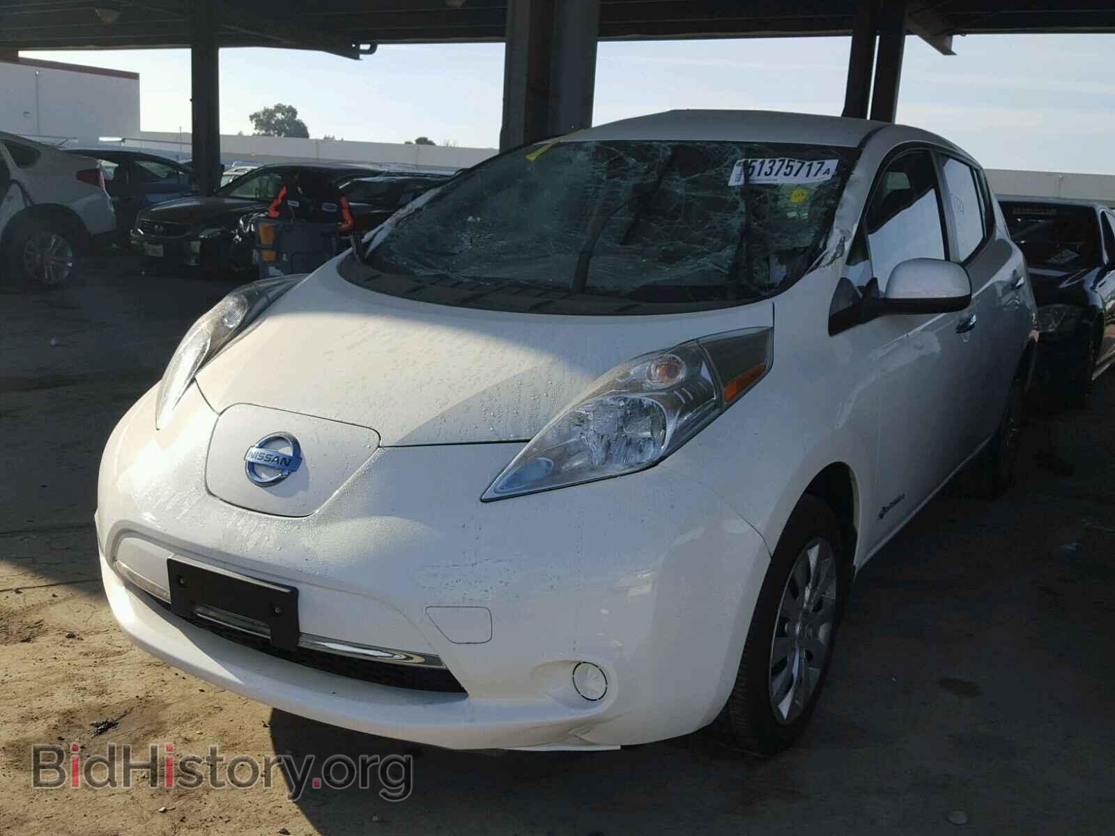 2016 NISSAN LEAF - VIN: 1N4AZ0CP7GC311281 - Фото 2