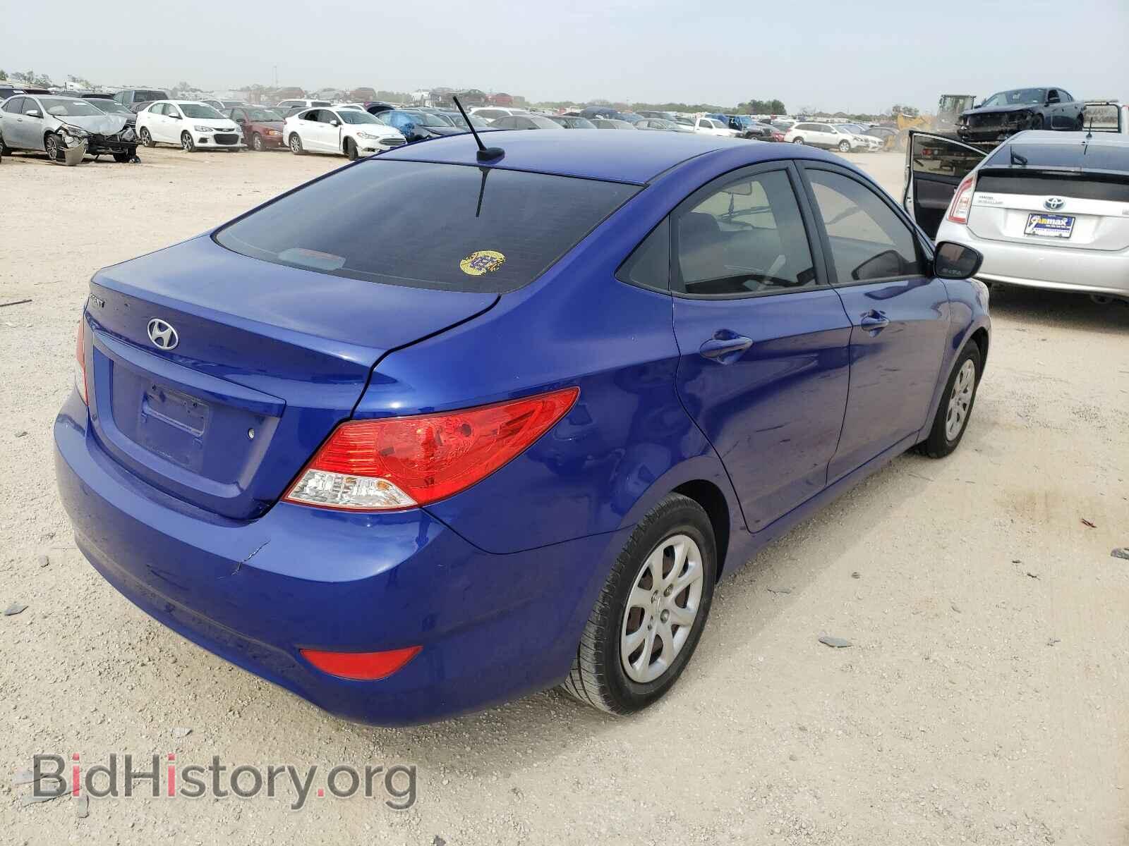 2013 HYUNDAI ACCENT - VIN: KMHCT4AE2DU524573 - Фото 4