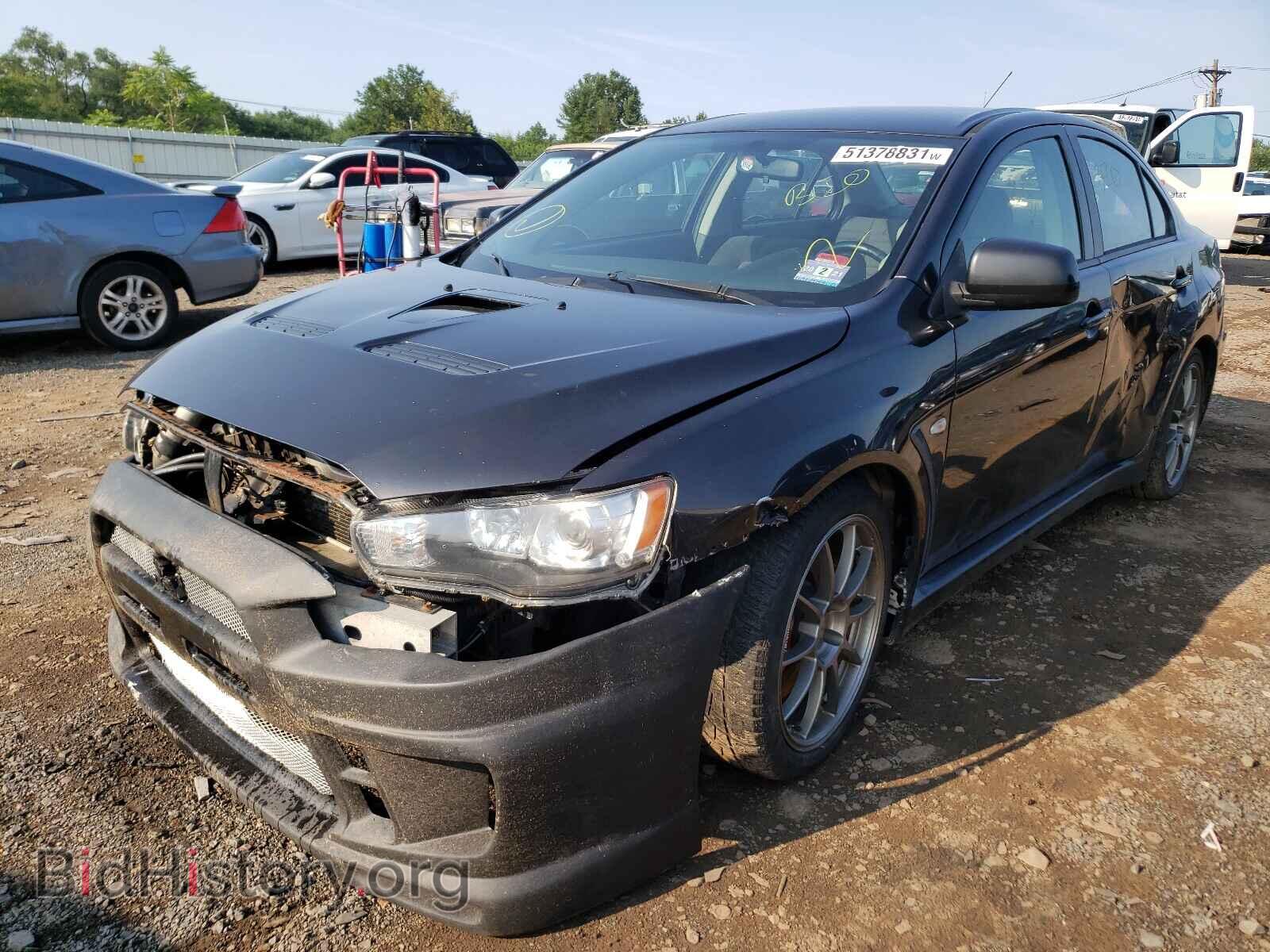 2008 MITSUBISHI EVO - VIN: JA3AW86V58U050397 - Фото 2