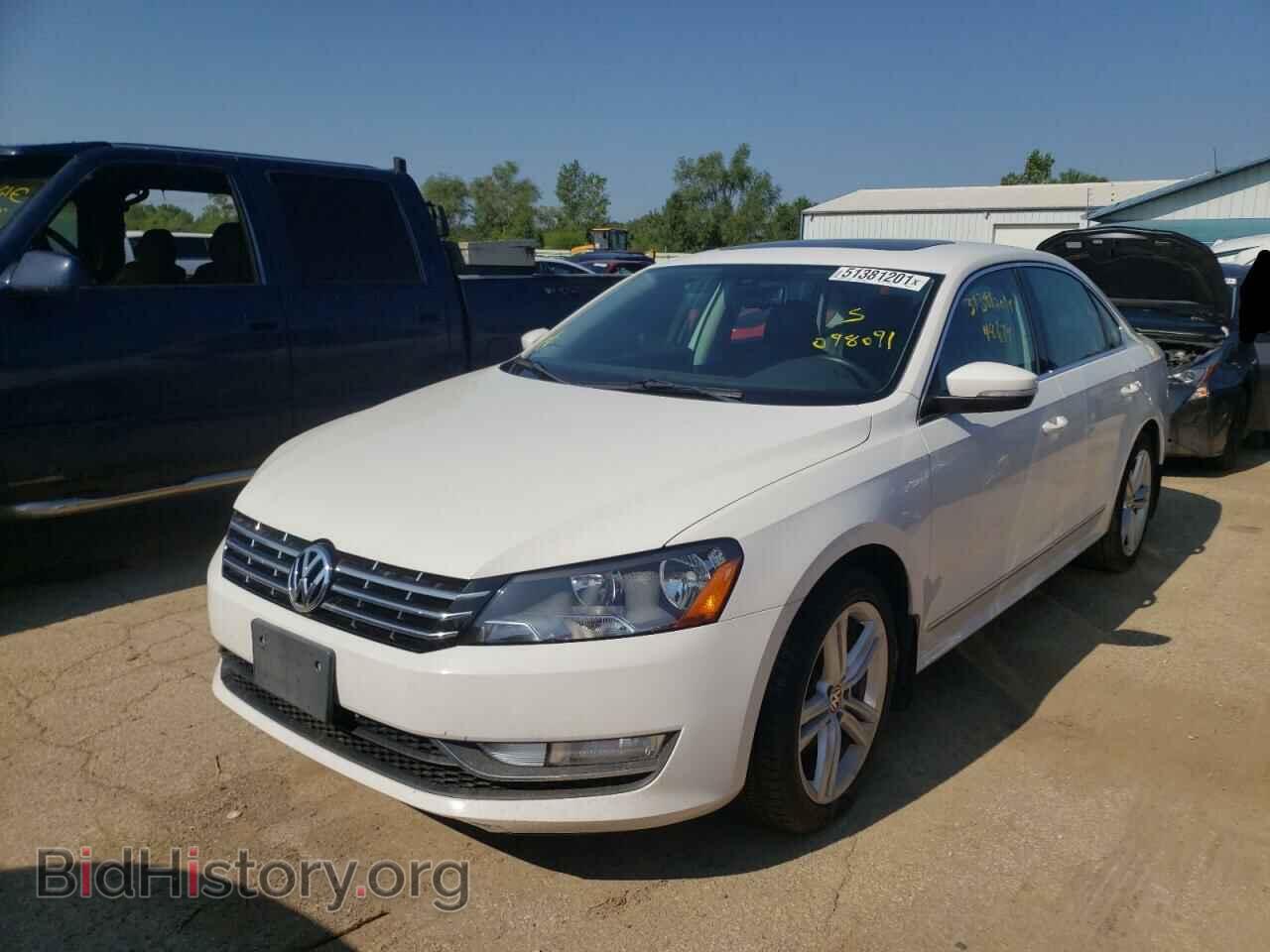 2014 VOLKSWAGEN PASSAT - VIN: 1VWCN7A37EC098091 - Фото 2