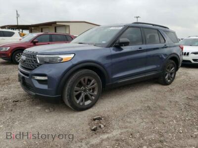 2021 Ford EXPLORER XLT, синий — VIN 1FMSK7DH2MGA94807, Copart