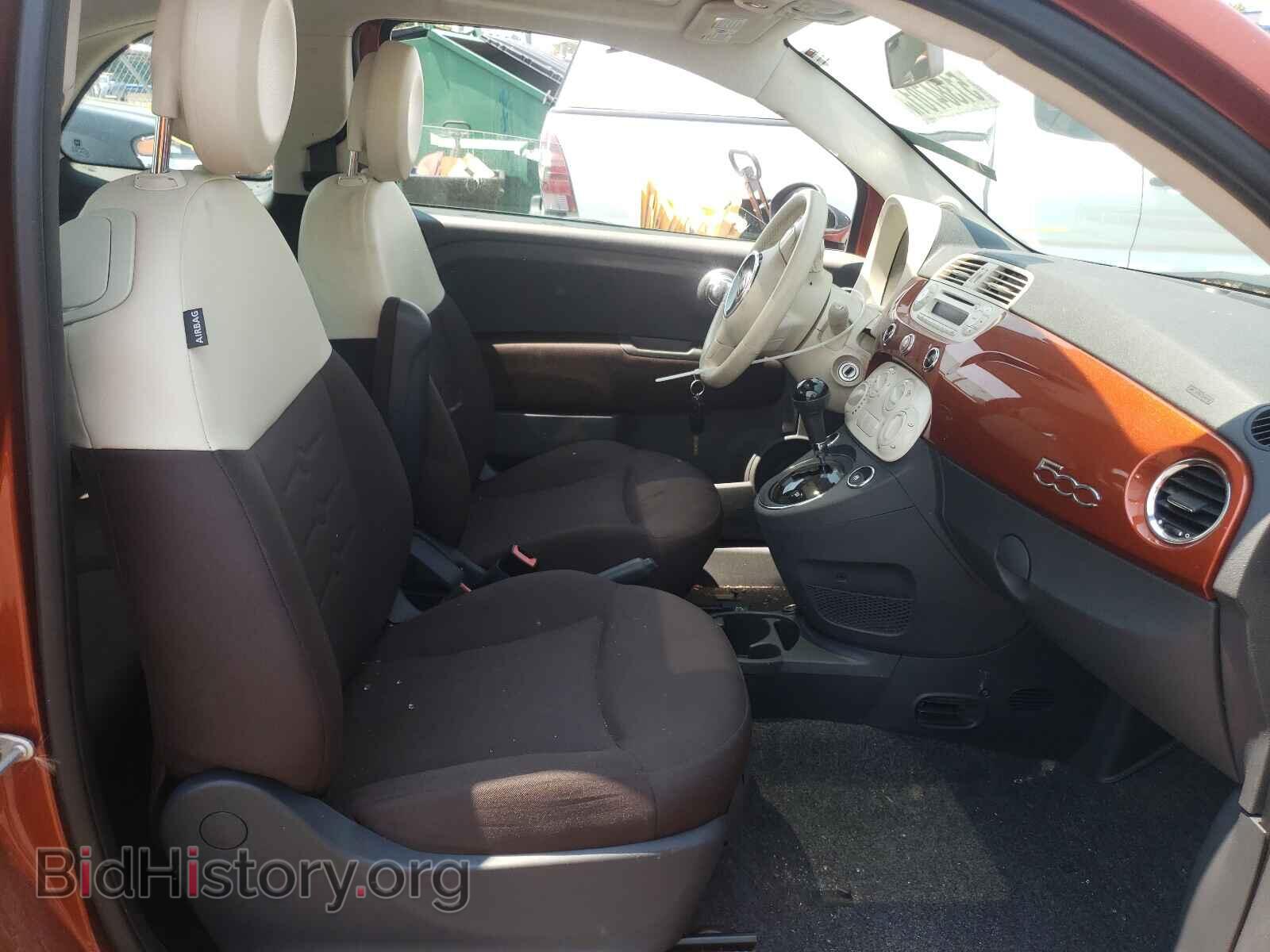 2012 FIAT 500 - VIN: 3C3CFFAR1CT335744 - Фото 5