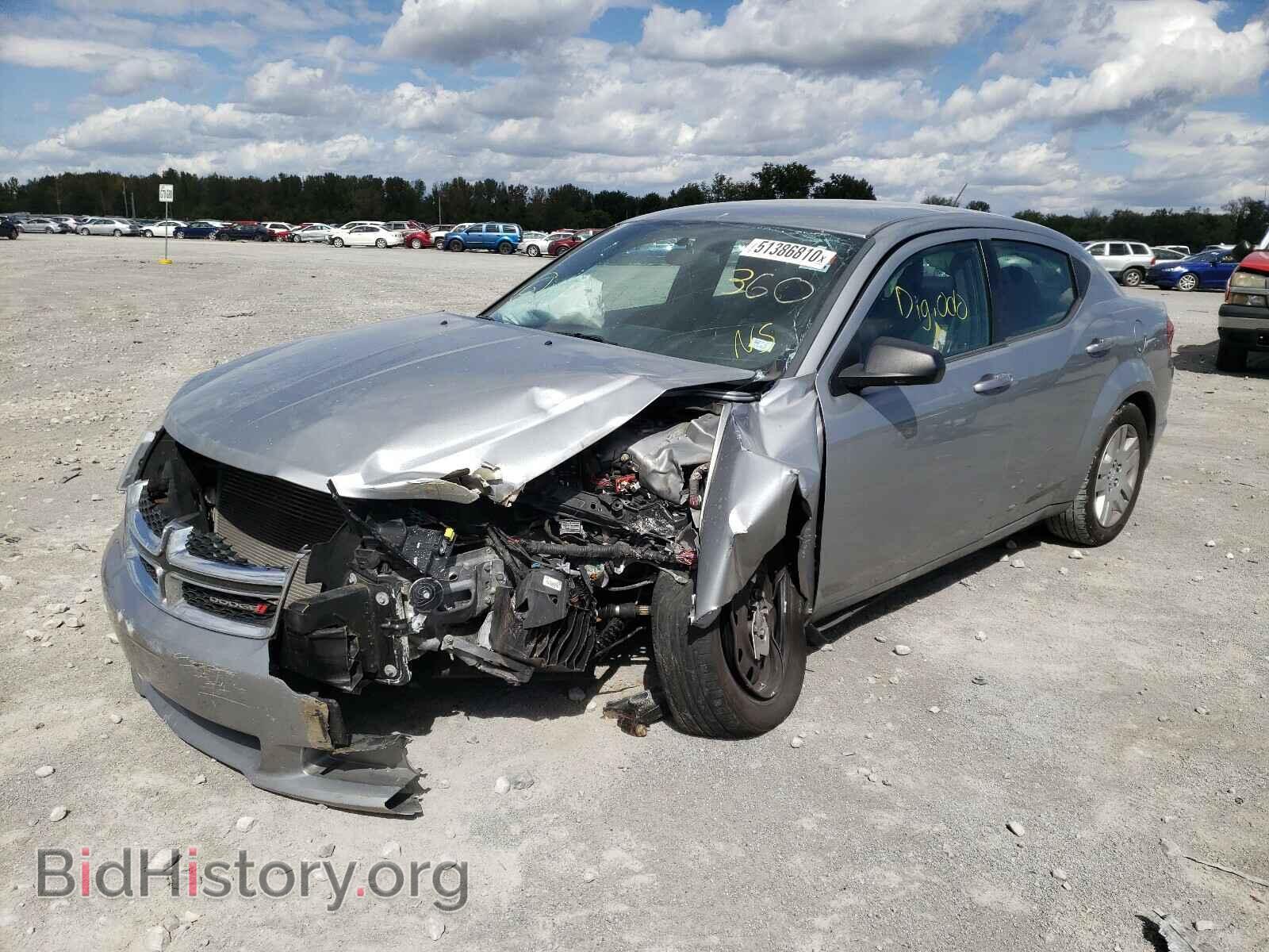 2013 DODGE AVENGER - VIN: 1C3CDZAB0DN544694 - Фото 2