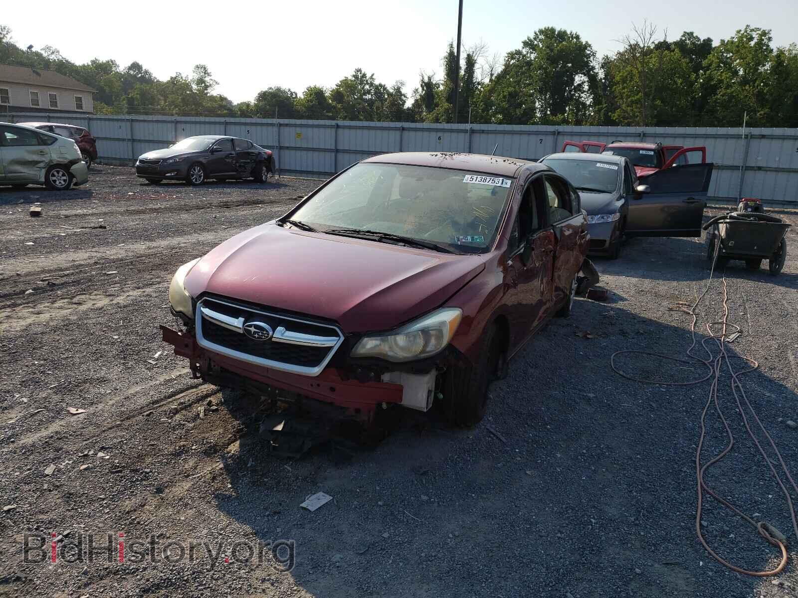 2012 SUBARU IMPREZA - VIN: JF1GJAA60CH018885 - Фото 2