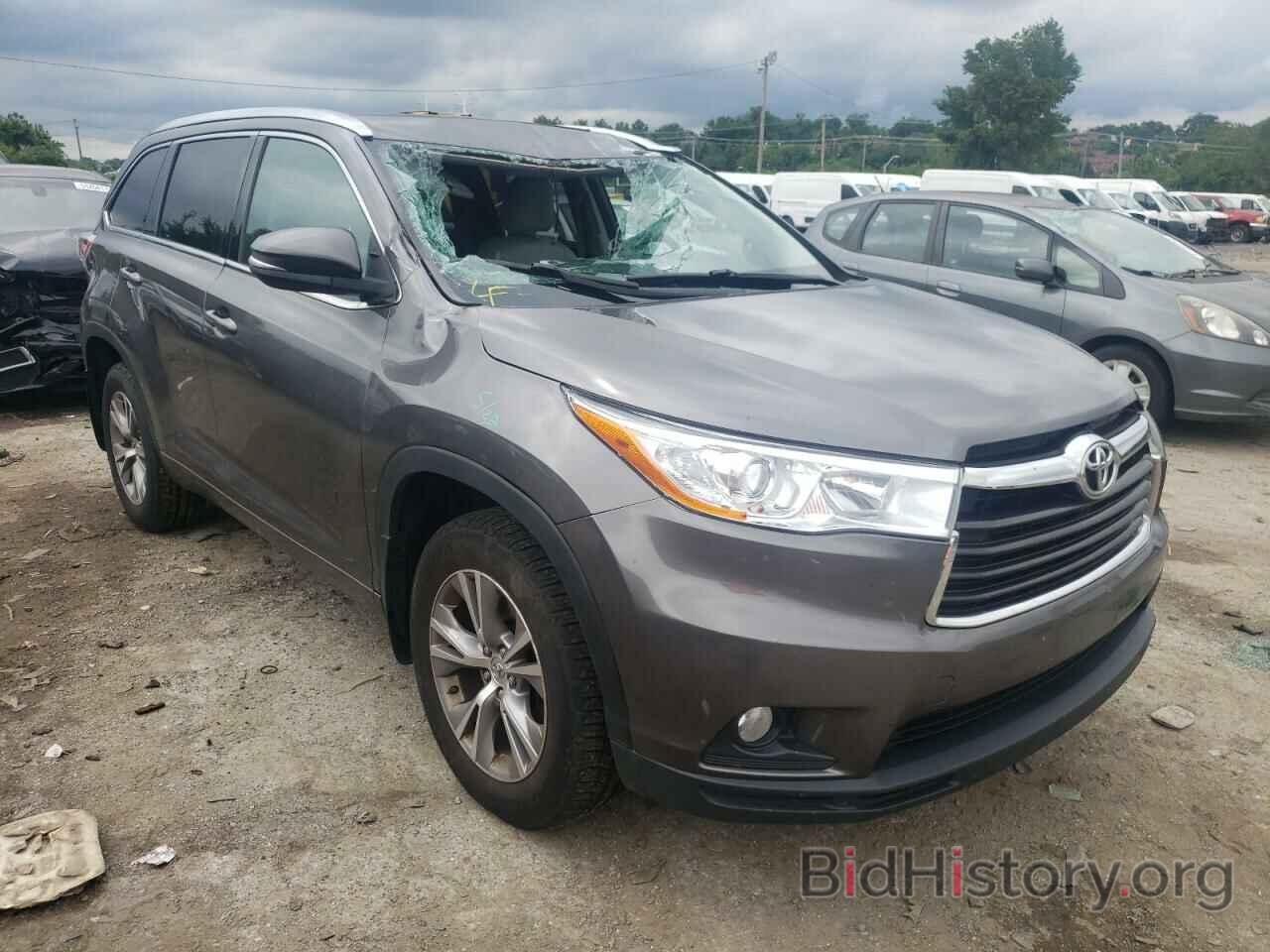 Фотография 5TDJKRFH1FS123022 - TOYOTA HIGHLANDER 2015