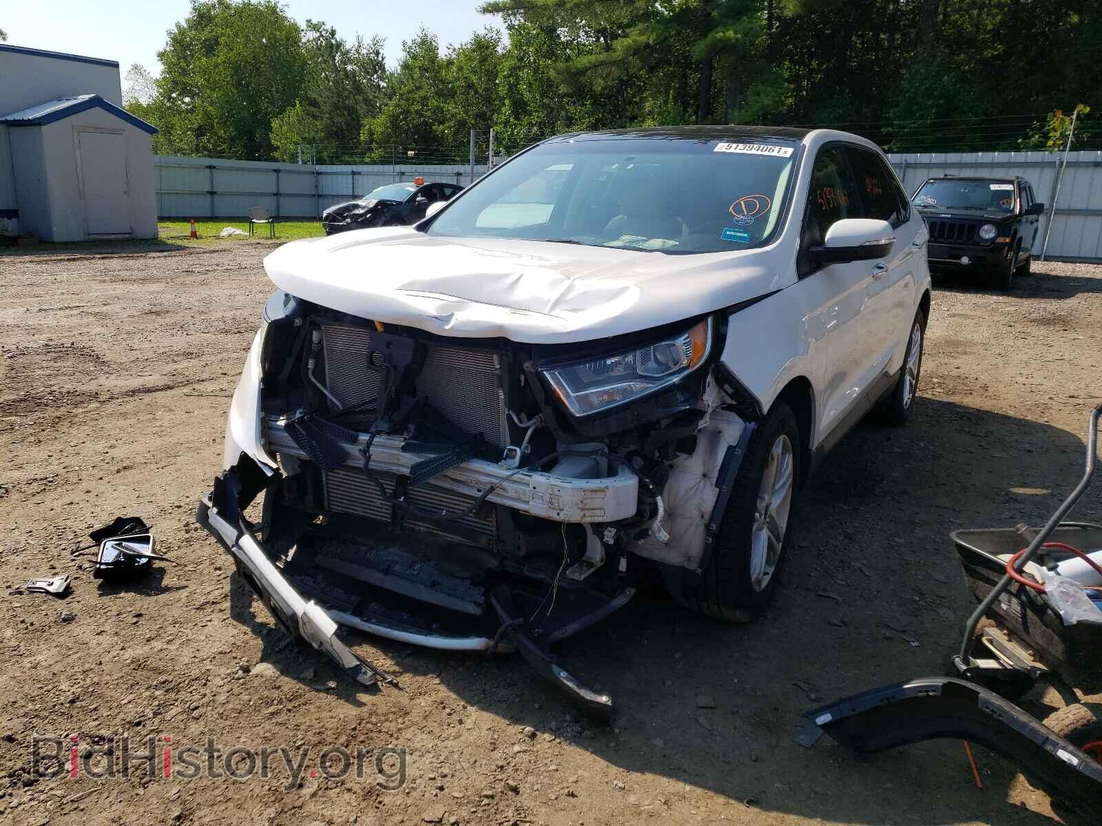 2016 FORD EDGE - VIN: 2FMPK4K93GBC61672 - Фото 2