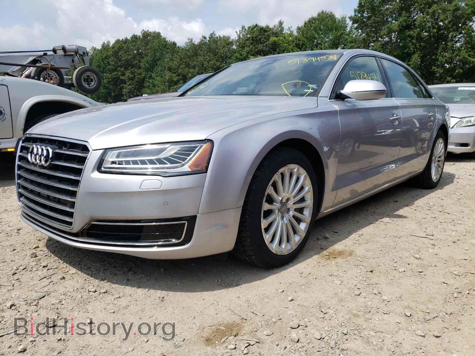 2016 AUDI A8 - VIN: WAU34AFD1GN007664 - Фото 2