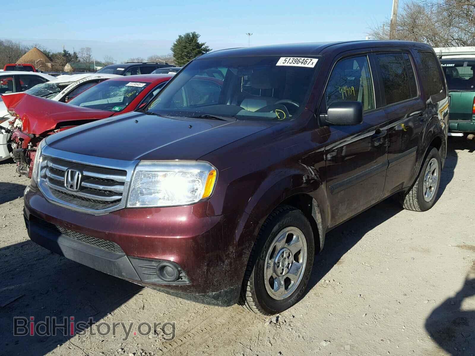 2012 HONDA PILOT - VIN: 5FNYF4H22CB021565 - Фото 2