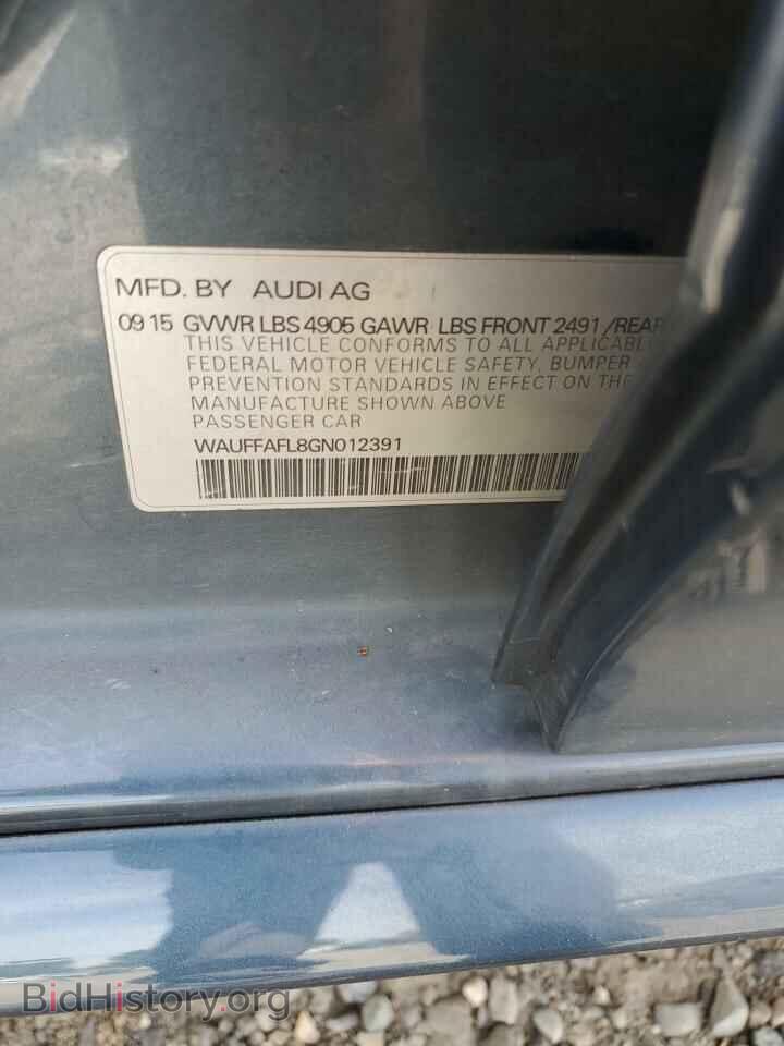 2016 AUDI A4 - VIN: WAUFFAFL8GN012391 - Фото 12