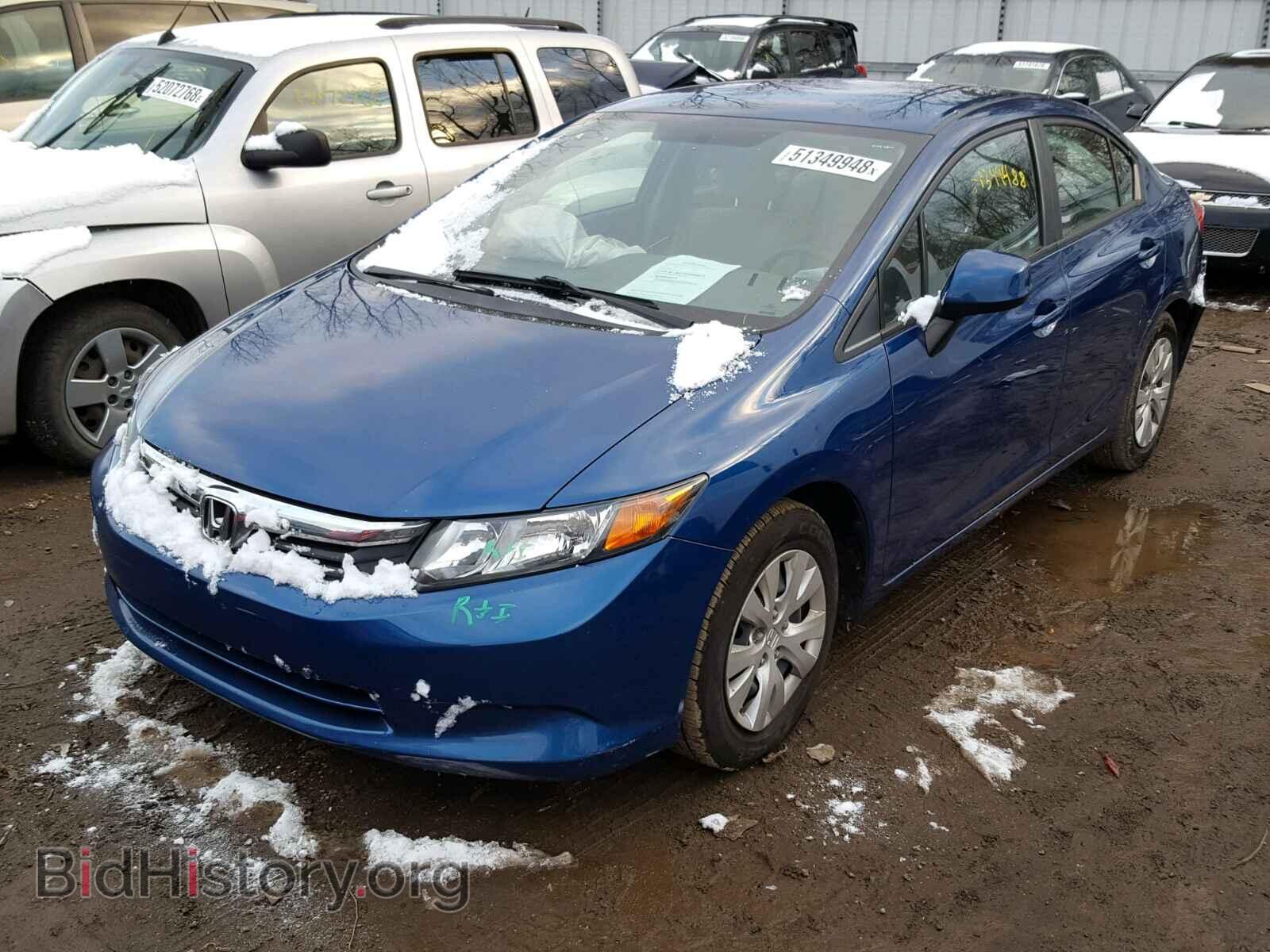 2012 HONDA CIVIC LX - VIN: 19XFB2F57CE028263 - Фото 2