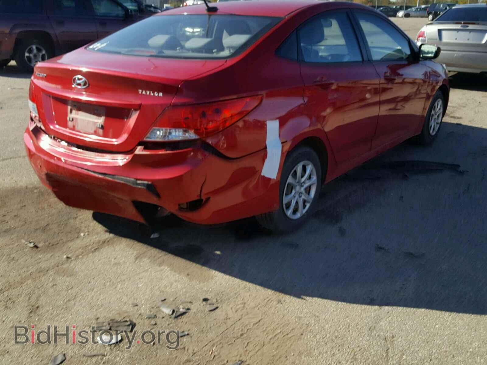 2014 HYUNDAI ACCENT - VIN: KMHCT4AE3EU718465 - Фото 4