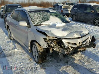 2012 Toyota COROLLA BA, silver — VIN 5YFBU4EE8CP039504, Copart