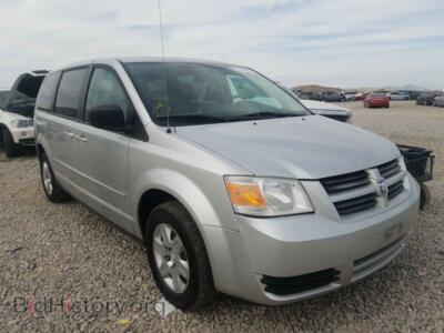 2010 Dodge CARAVAN Grand Cara, серебристый — VIN 2D4RN4DE1AR292953, Copart
