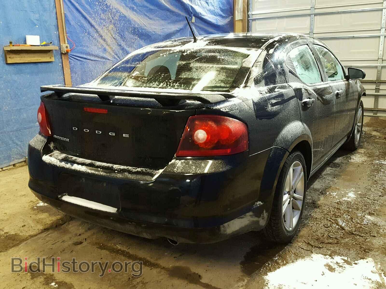 2013 DODGE AVENGER - VIN: 1C3CDZAG6DN502672 - Фото 4