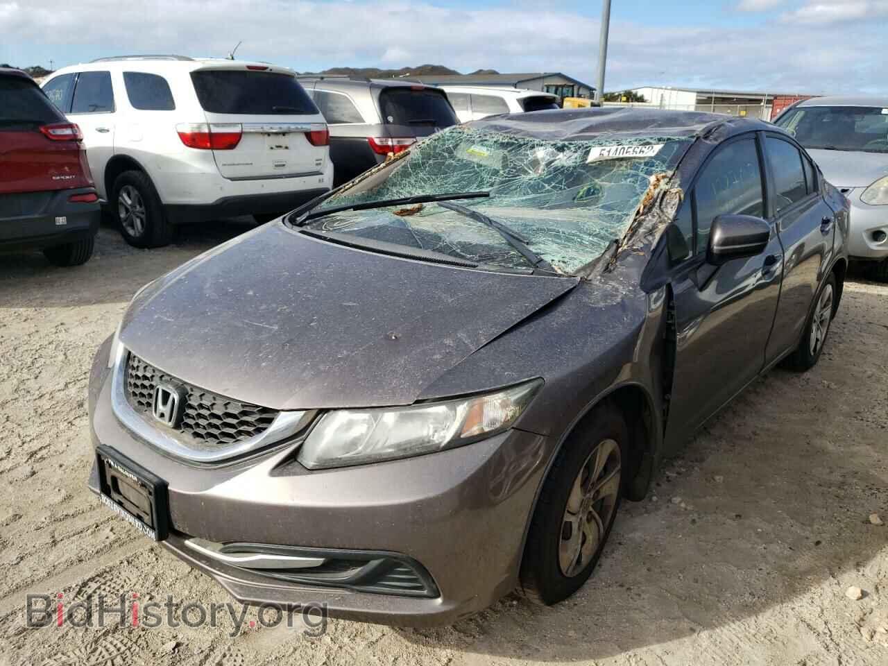 2014 HONDA CIVIC - VIN: 19XFB2F51EE046339 - Фото 2