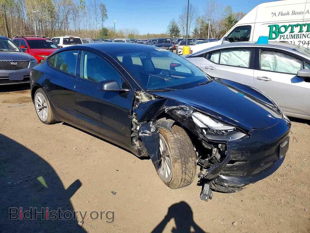 2022 TESLA MODEL 3 - VIN: 5YJ3E1EA5NF371718 - Фото 4
