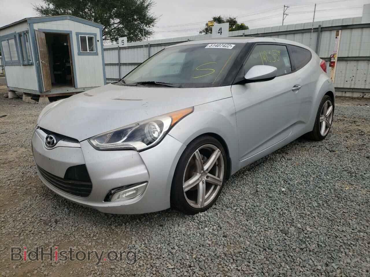 2012 HYUNDAI VELOSTER - VIN: KMHTC6AD2CU079429 - Фото 2