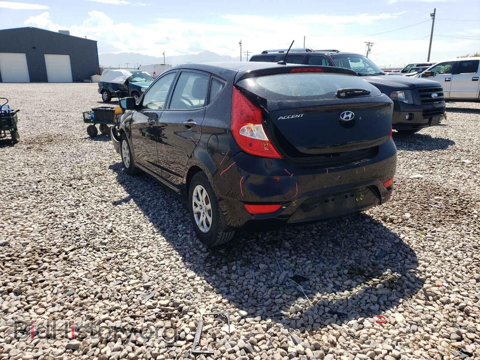 2013 HYUNDAI ACCENT - VIN: KMHCT5AE3DU087236 - Фото 3