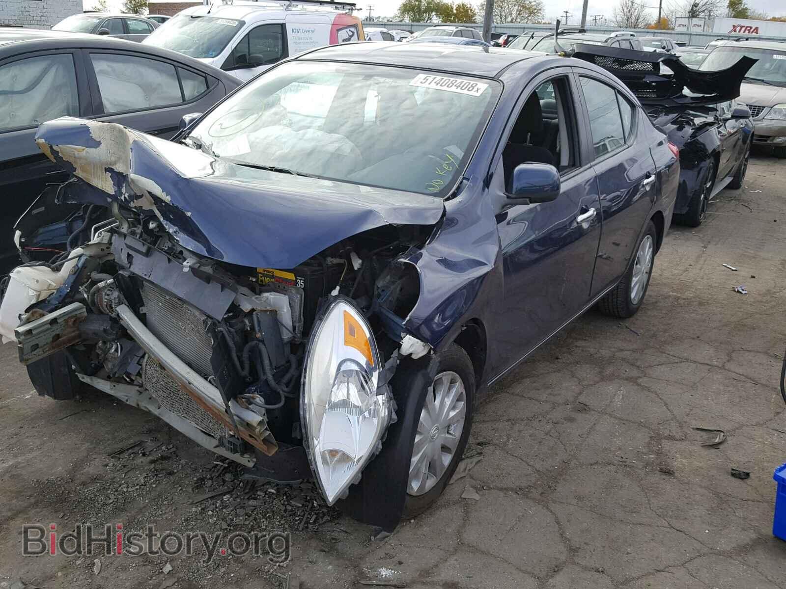 2012 NISSAN VERSA - VIN: 3N1CN7AP2CL835031 - Фото 2