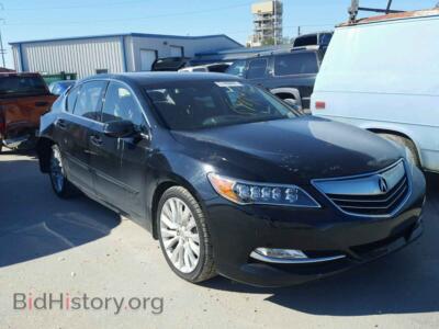2014 Acura RLX RLX Advanc, черный — VIN JH4KC1F94EC005914, Copart