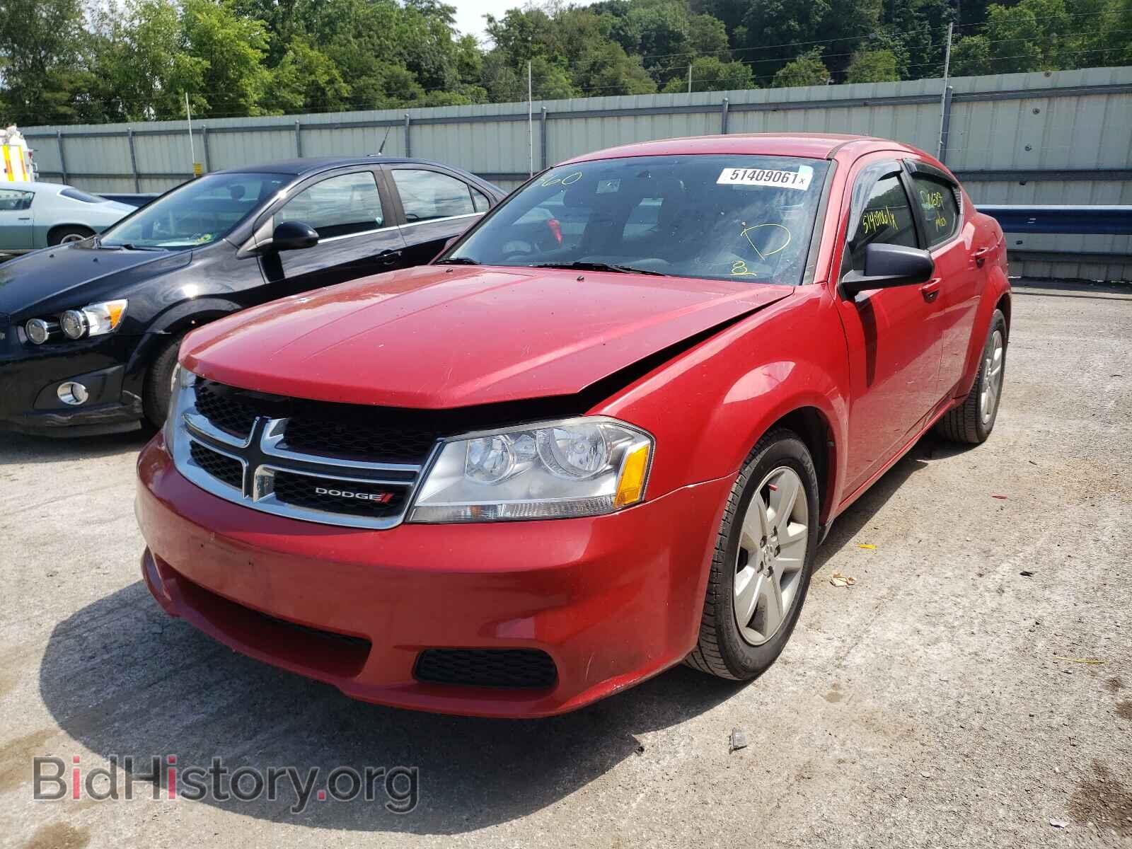 2013 DODGE AVENGER - VIN: 1C3CDZAB3DN725319 - Фото 2