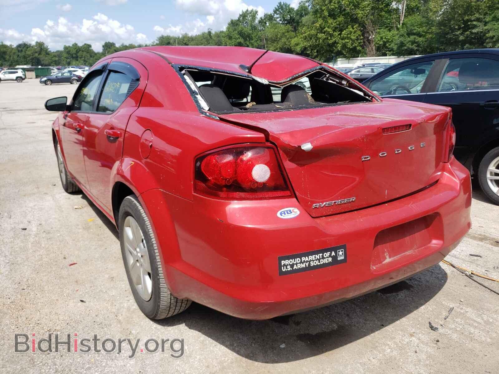 2013 DODGE AVENGER - VIN: 1C3CDZAB3DN725319 - Фото 3