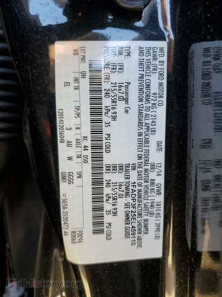 2014 FORD FOCUS - VIN: 1FADP3F25EL459110 - Photo 13