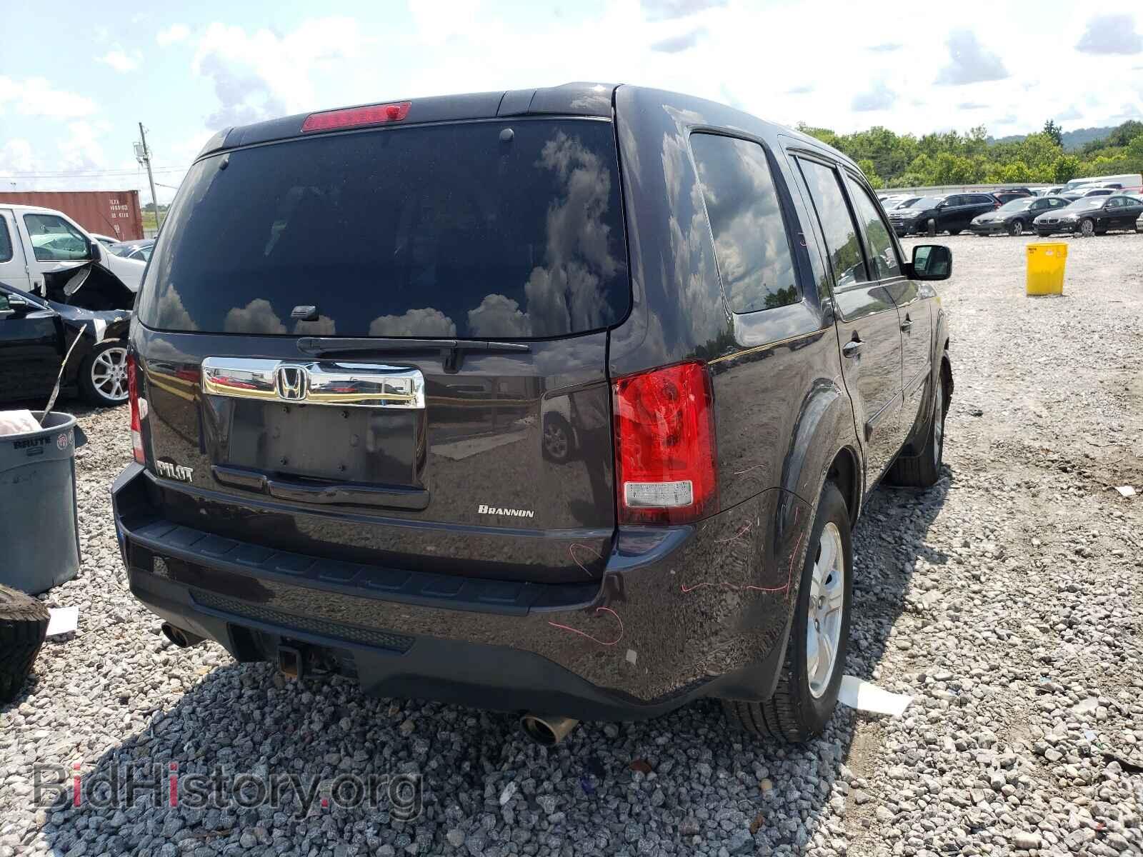 2012 HONDA PILOT - VIN: 5FNYF3H52CB007279 - Фото 4
