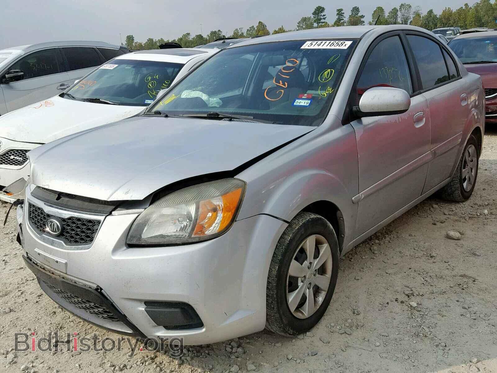 2011 KIA RIO BASE - VIN: KNADH4A32B6729883 - Фото 2