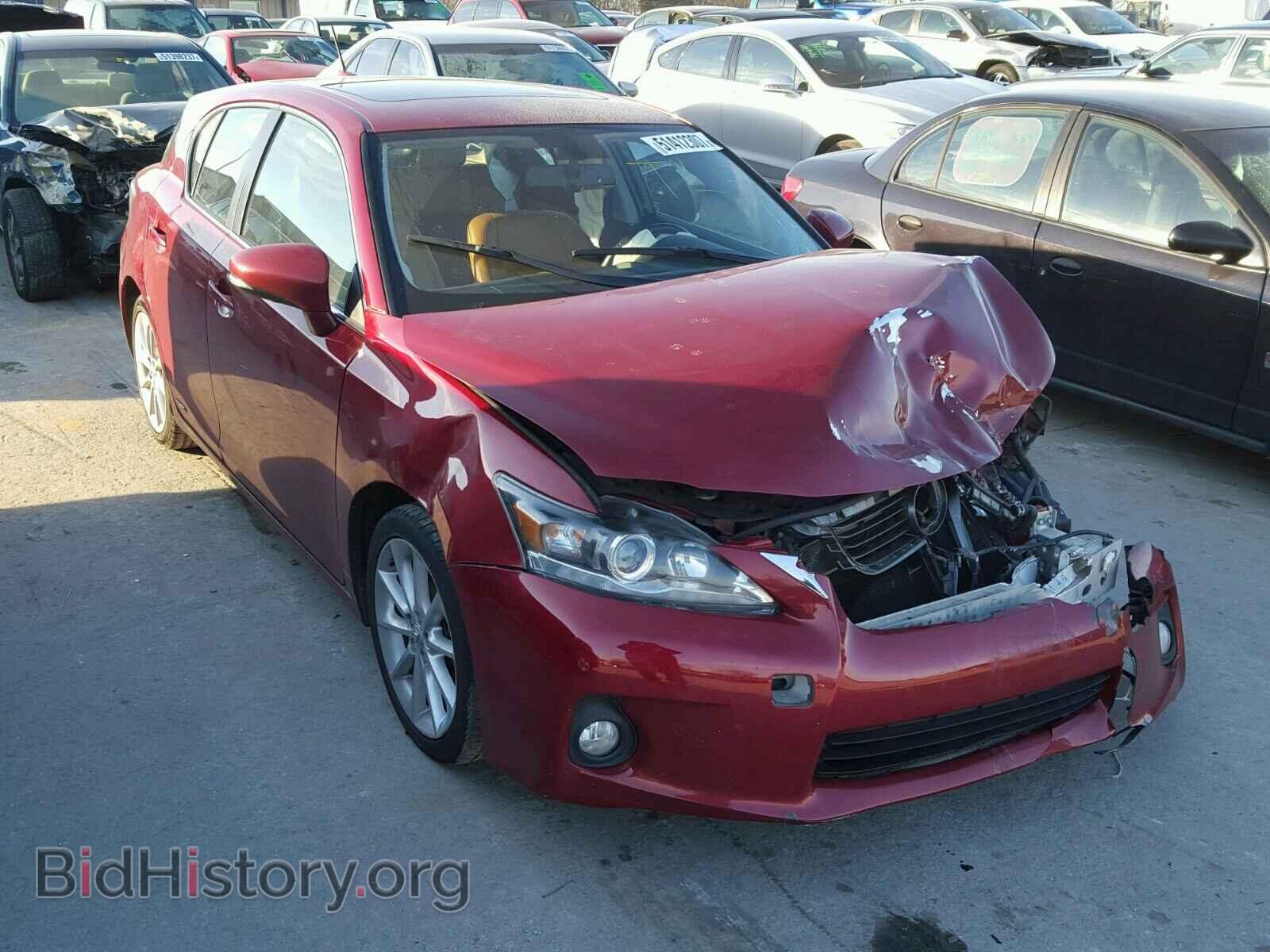 Photo JTHKD5BH5C2108523 - LEXUS CT 200 2012