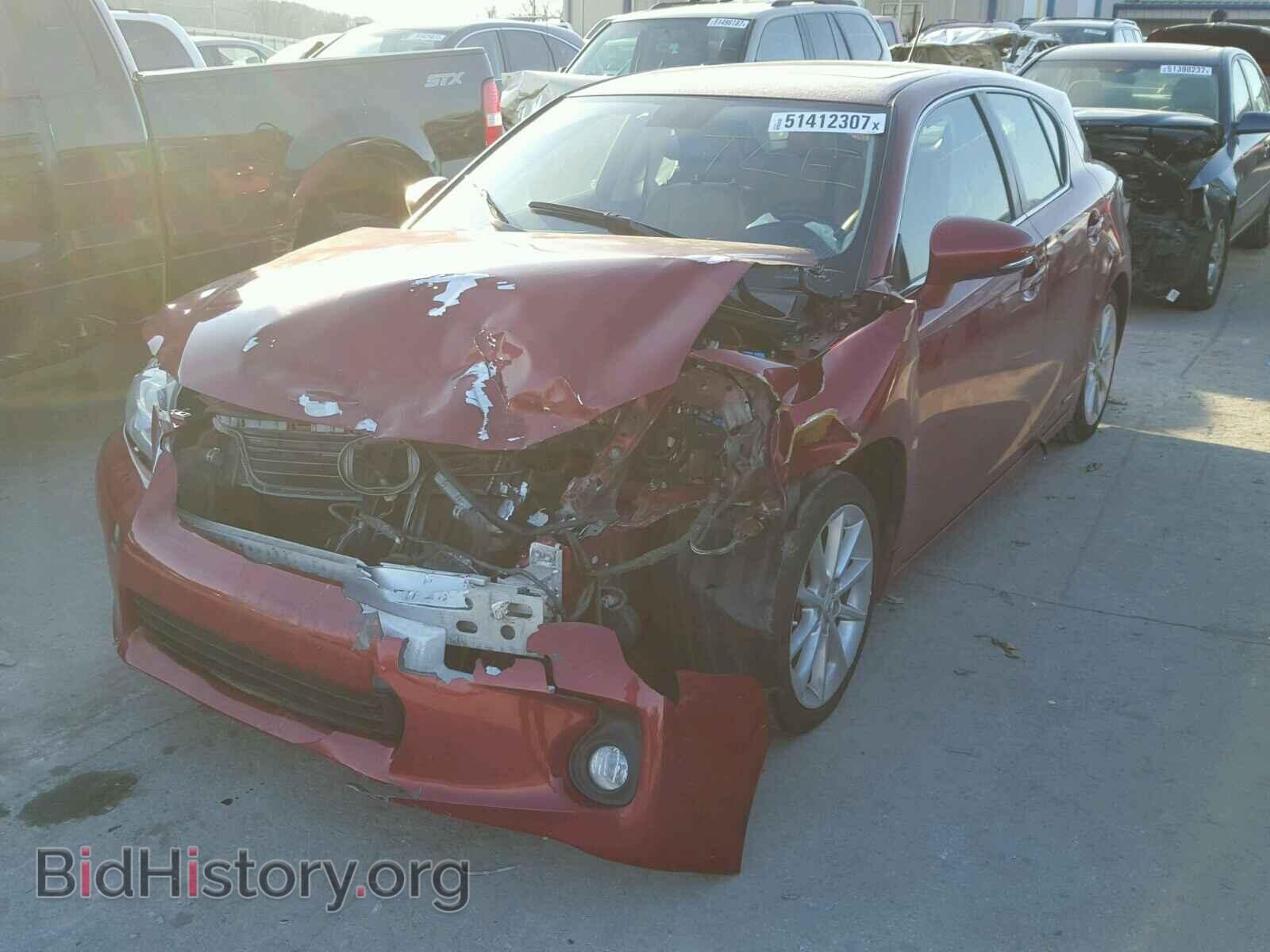 2012 LEXUS CT 200 - VIN: JTHKD5BH5C2108523 - Фото 2