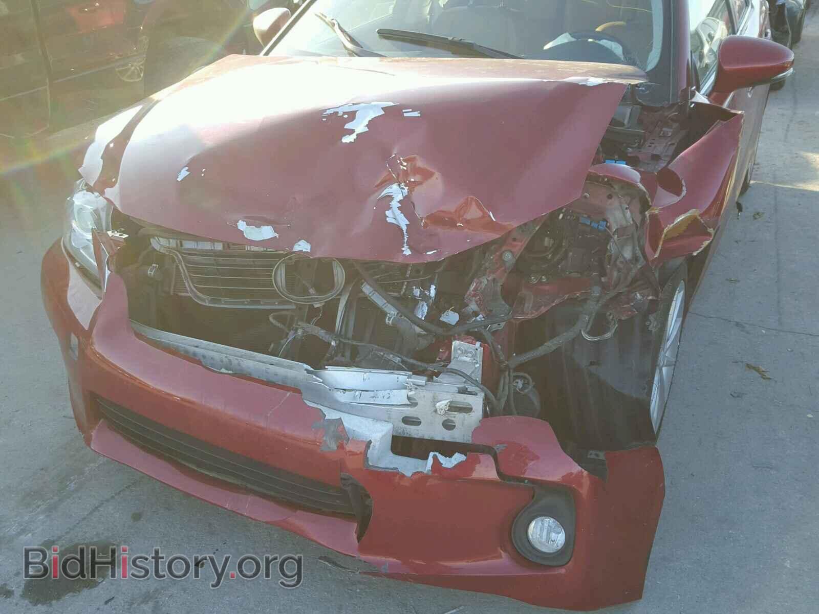 2012 LEXUS CT 200 - VIN: JTHKD5BH5C2108523 - Фото 9