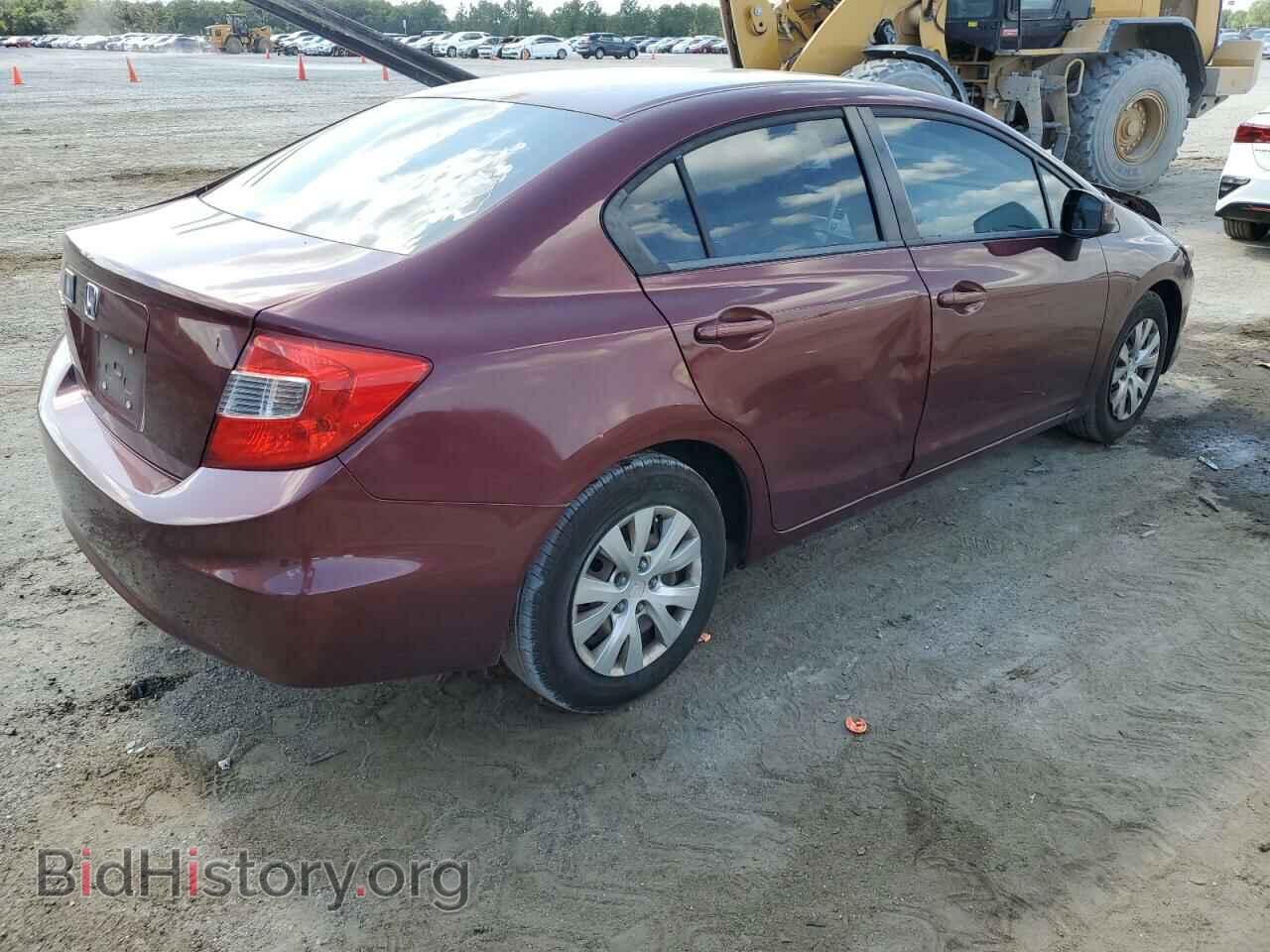 2012 HONDA CIVIC - VIN: 2HGFB2F5XCH573704 - Фото 3