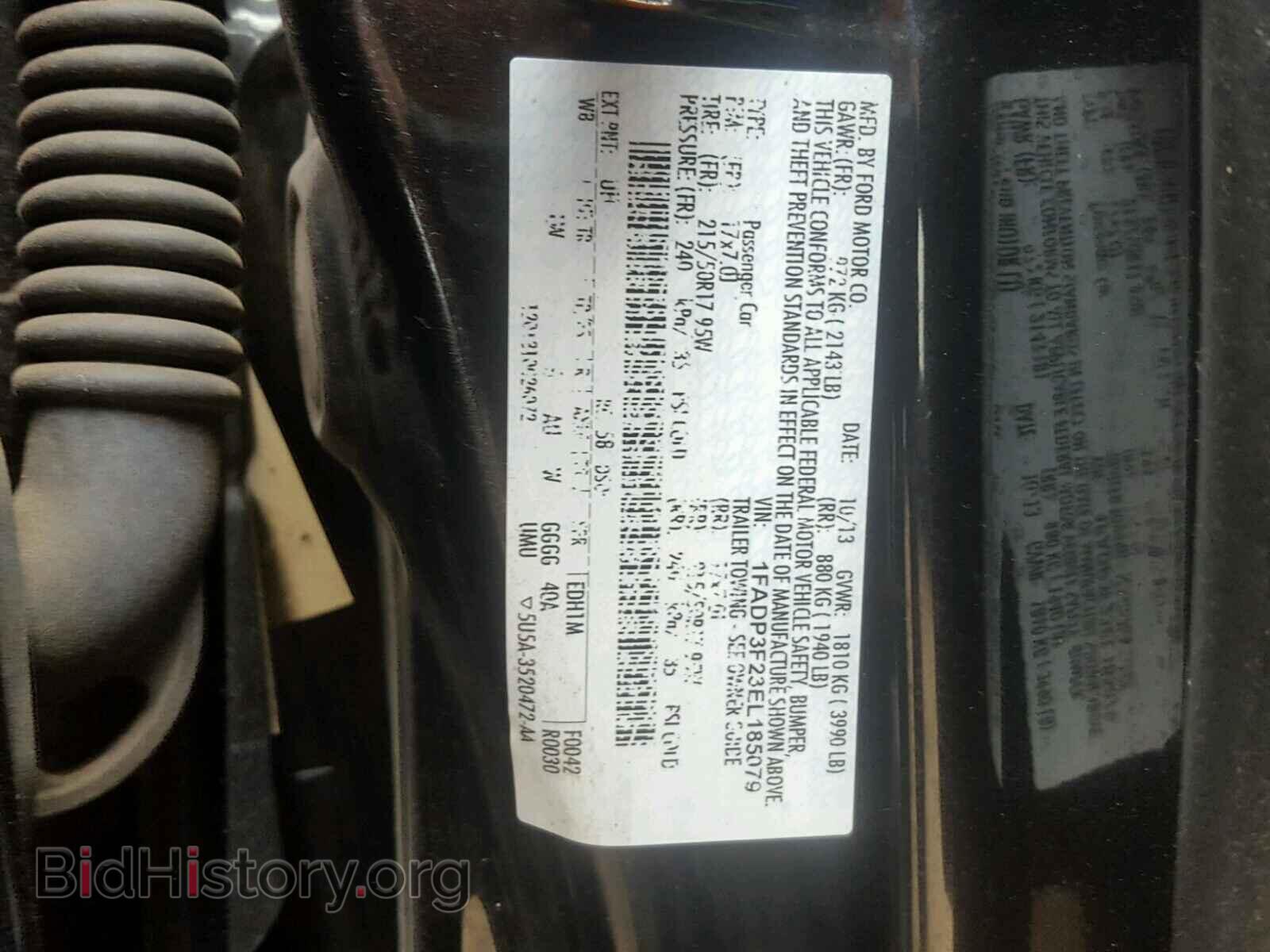 2014 FORD FOCUS - VIN: 1FADP3F23EL185079 - Photo 10