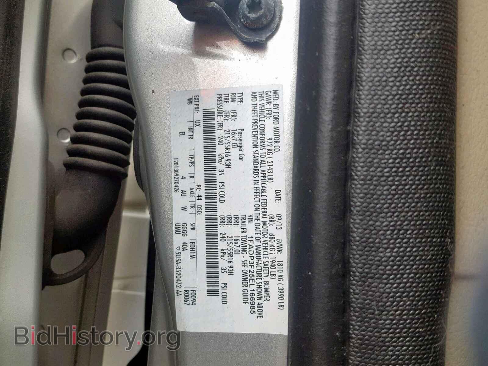2014 FORD FOCUS SE - VIN: 1FADP3F25EL166985 - Фото 10